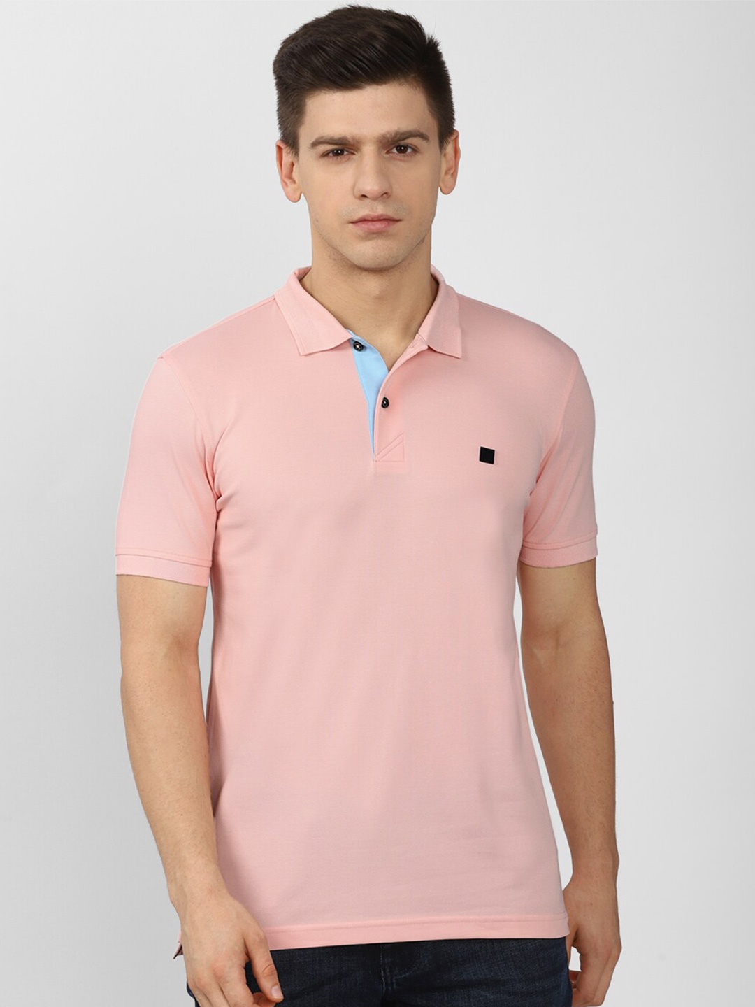 

Van Heusen Sport Men Pink Polo Collar T-shirt