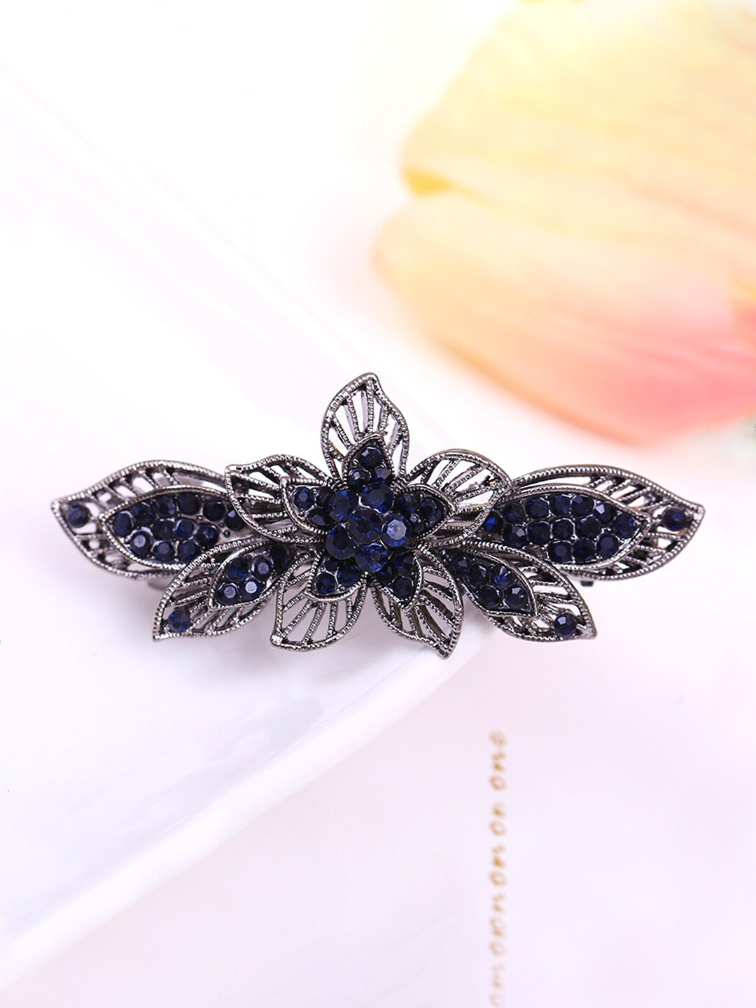 

Yellow Chimes Women Blue French Barrette