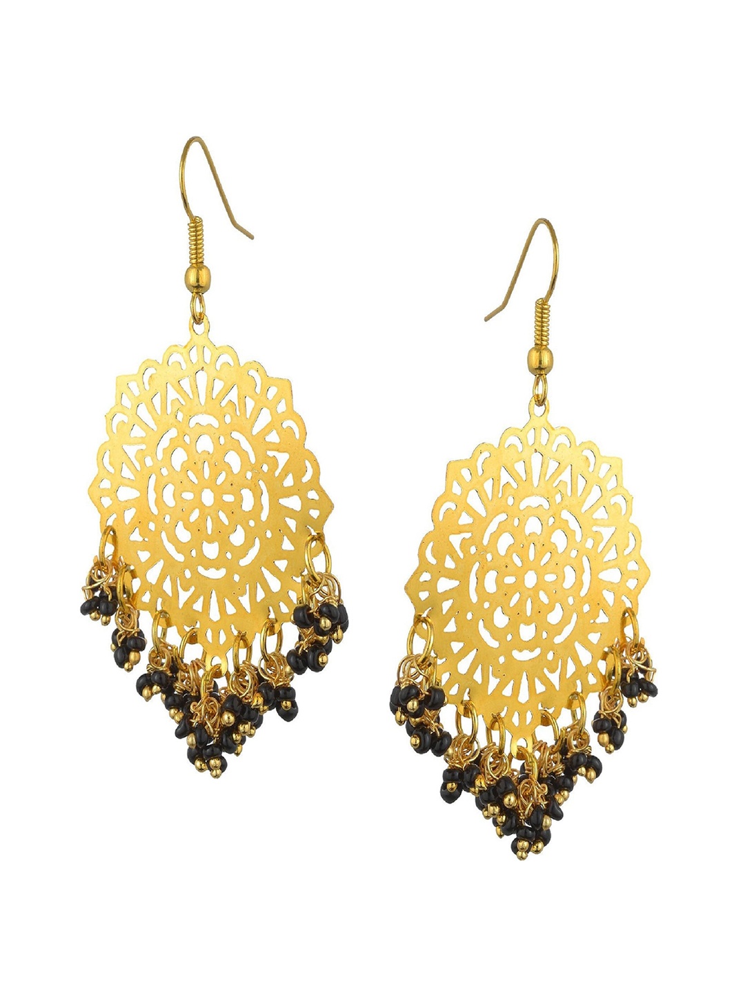 

Kshitij Jewels Blue Contemporary Drop Earrings