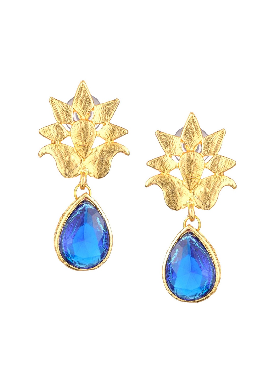 

Kshitij Jewels Blue Contemporary Studs Earrings