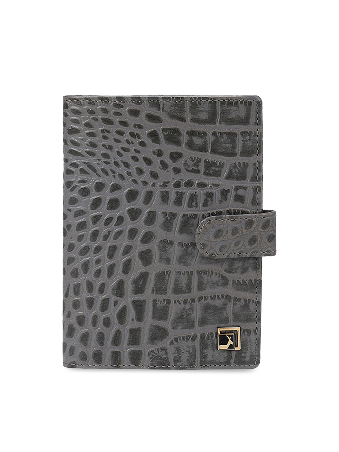 

Da Milano Grey Textured Leather Passport Case