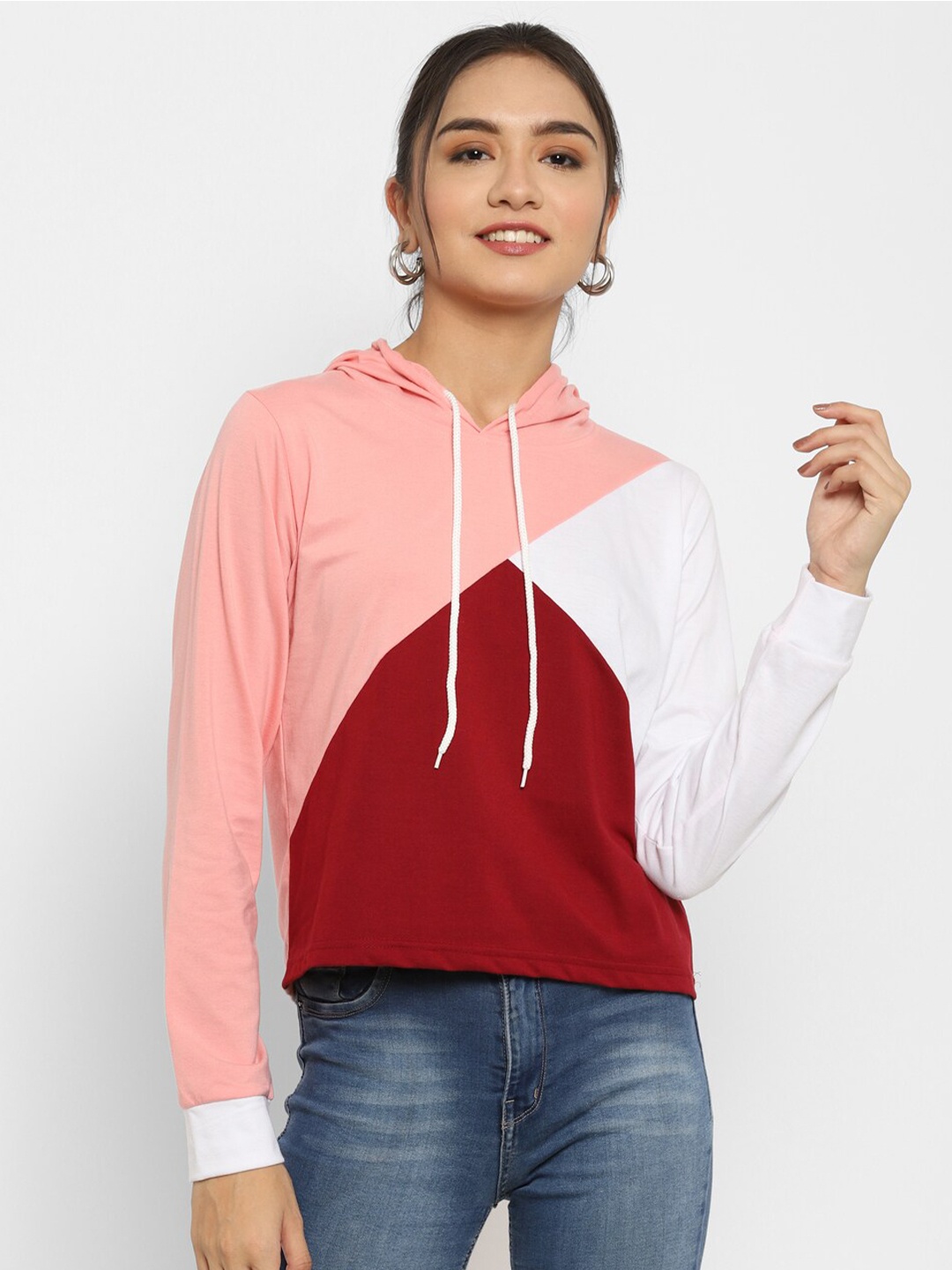 

Popster Women Peach-Coloured Bio Finish T-shirt