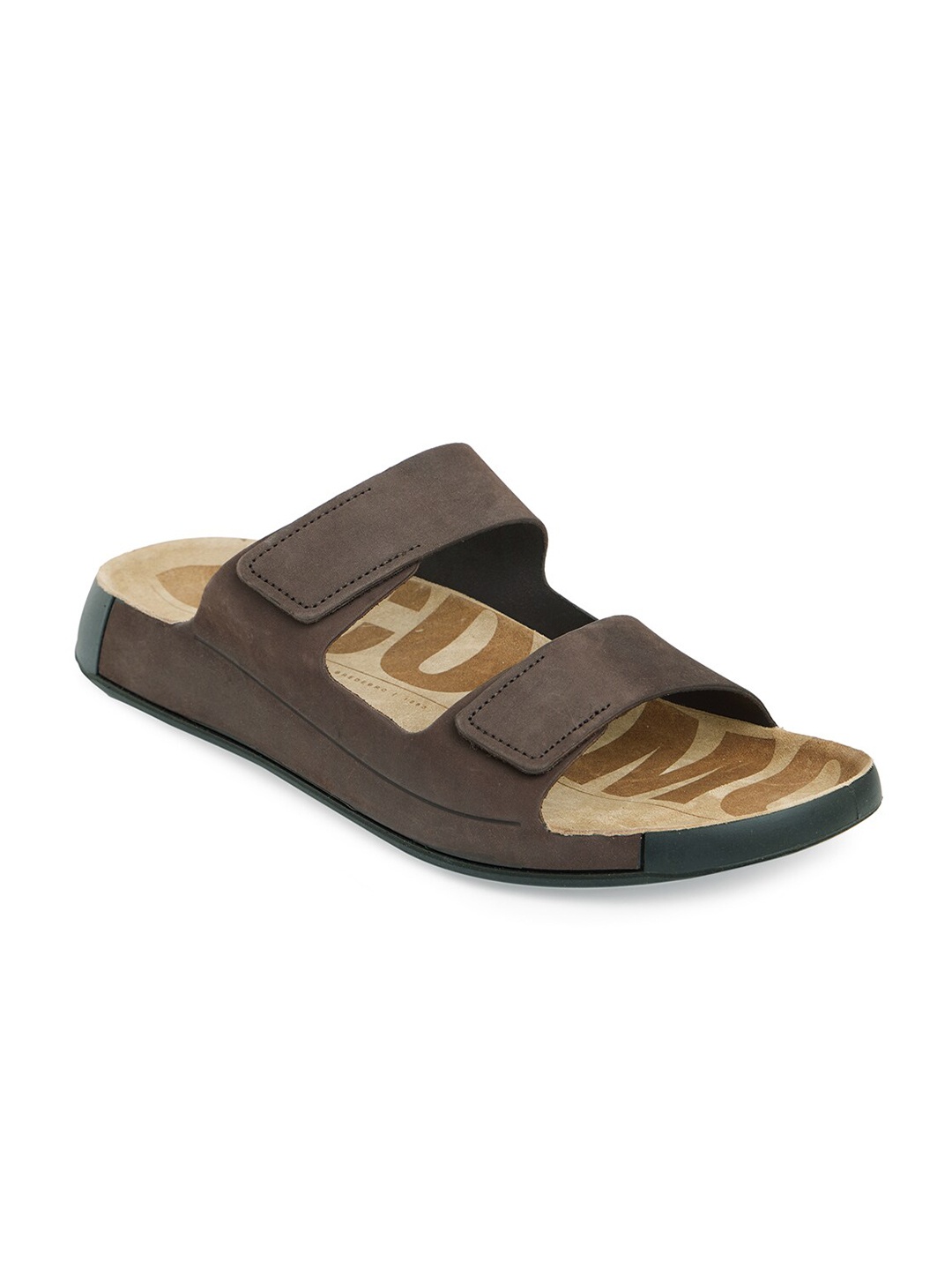 

ECCO Men Brown Scandinavian Spirit Leather Comfort Sandals