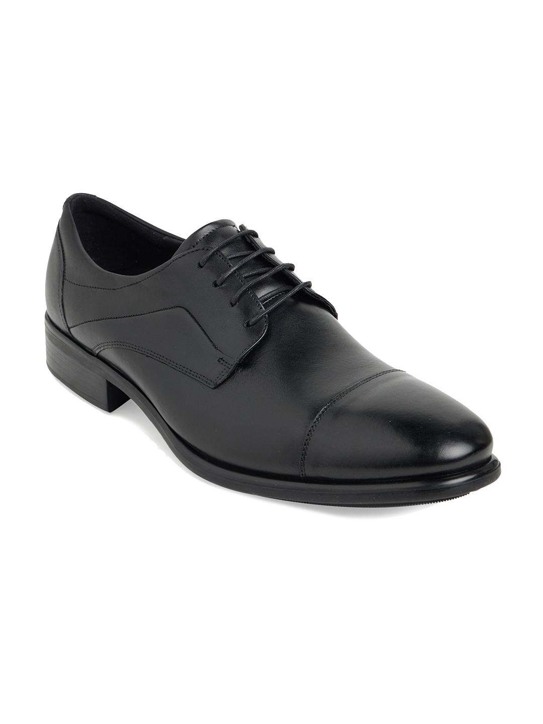 

ECCO Mens European Dress Black Leather Regular Formal Shoes