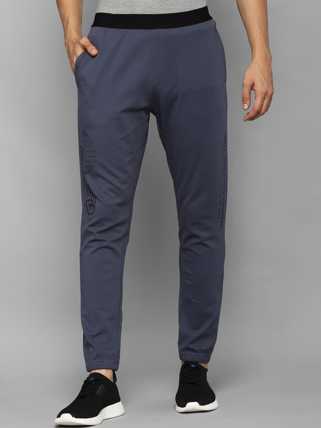 

Allen Solly Tribe Men Navy Blue Printed Jogger Track Pant