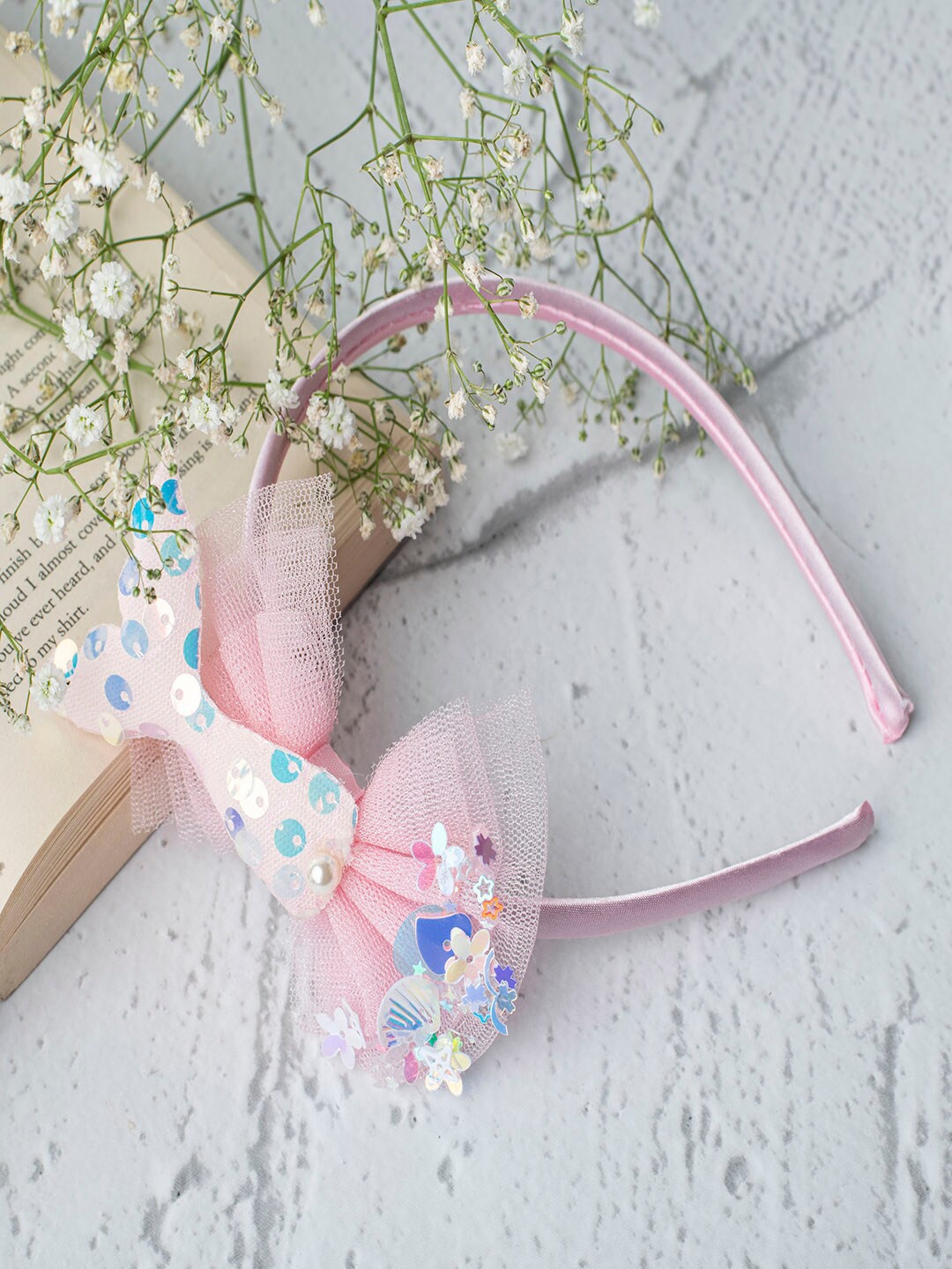 

Jewelz Women Pink Embellished Hairband
