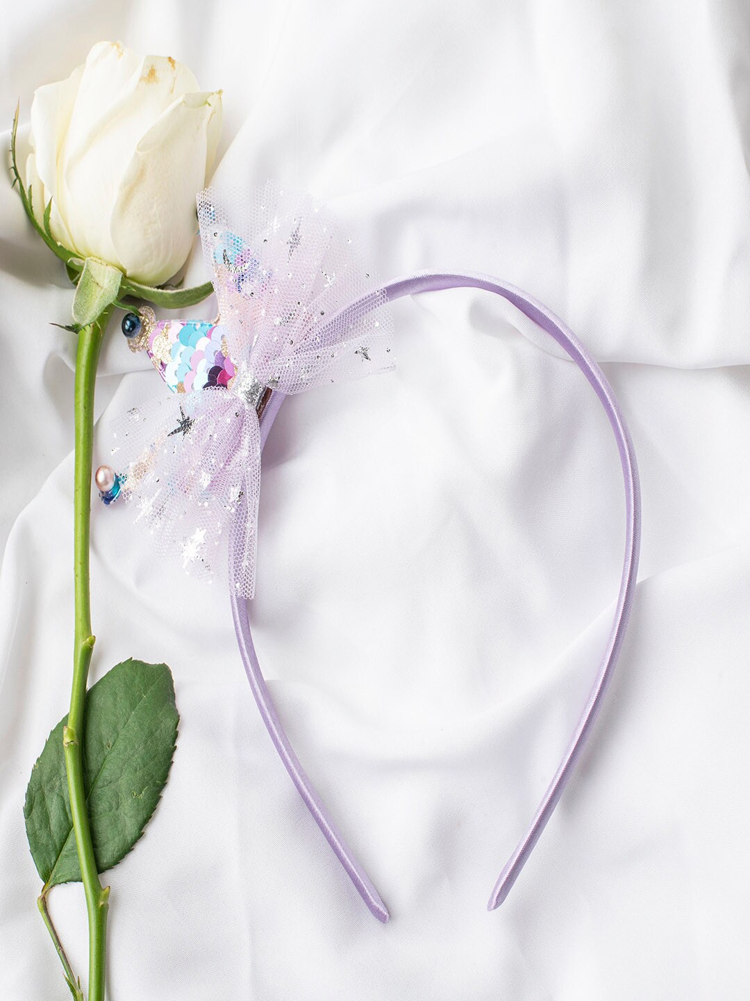 

Jewelz Women Purple Embellished Hairband