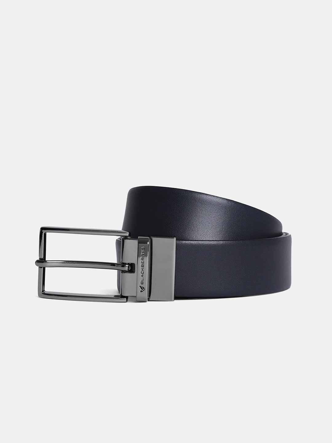 

Blackberrys Men Leather Wide Belt, Black