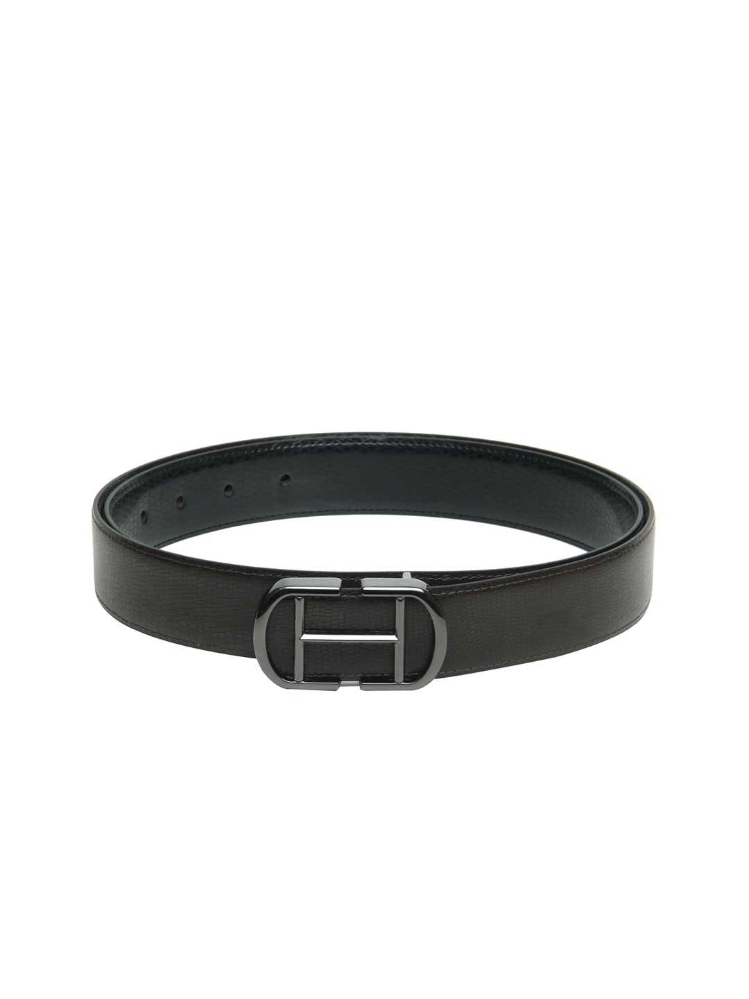 

Calvadoss Men Brown Textured Belt