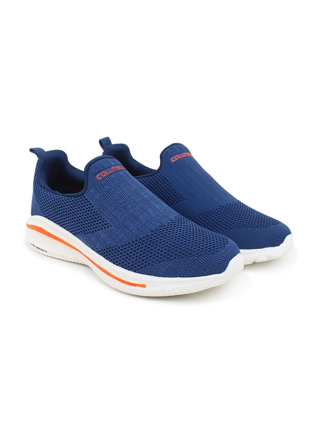 

Columbus Men Blue Mesh Running Shoes
