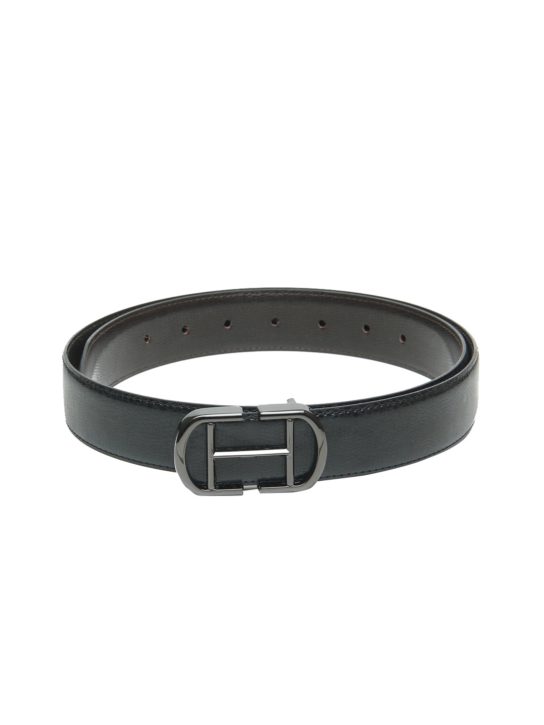 

Calvadoss Women Black Textured PU Casual Belt