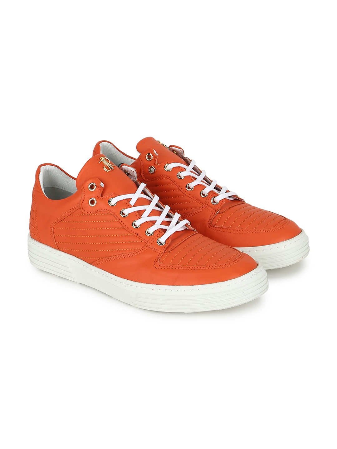 

JOHN RICHARDO Men Orange Sneakers