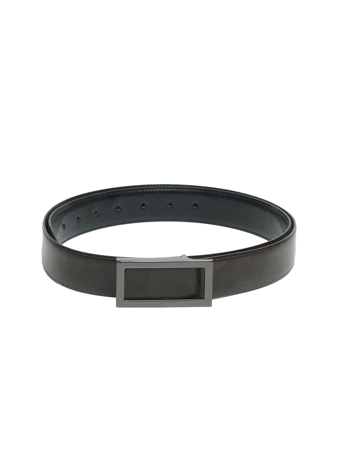 

Calvadoss Men Brown Textured Belt