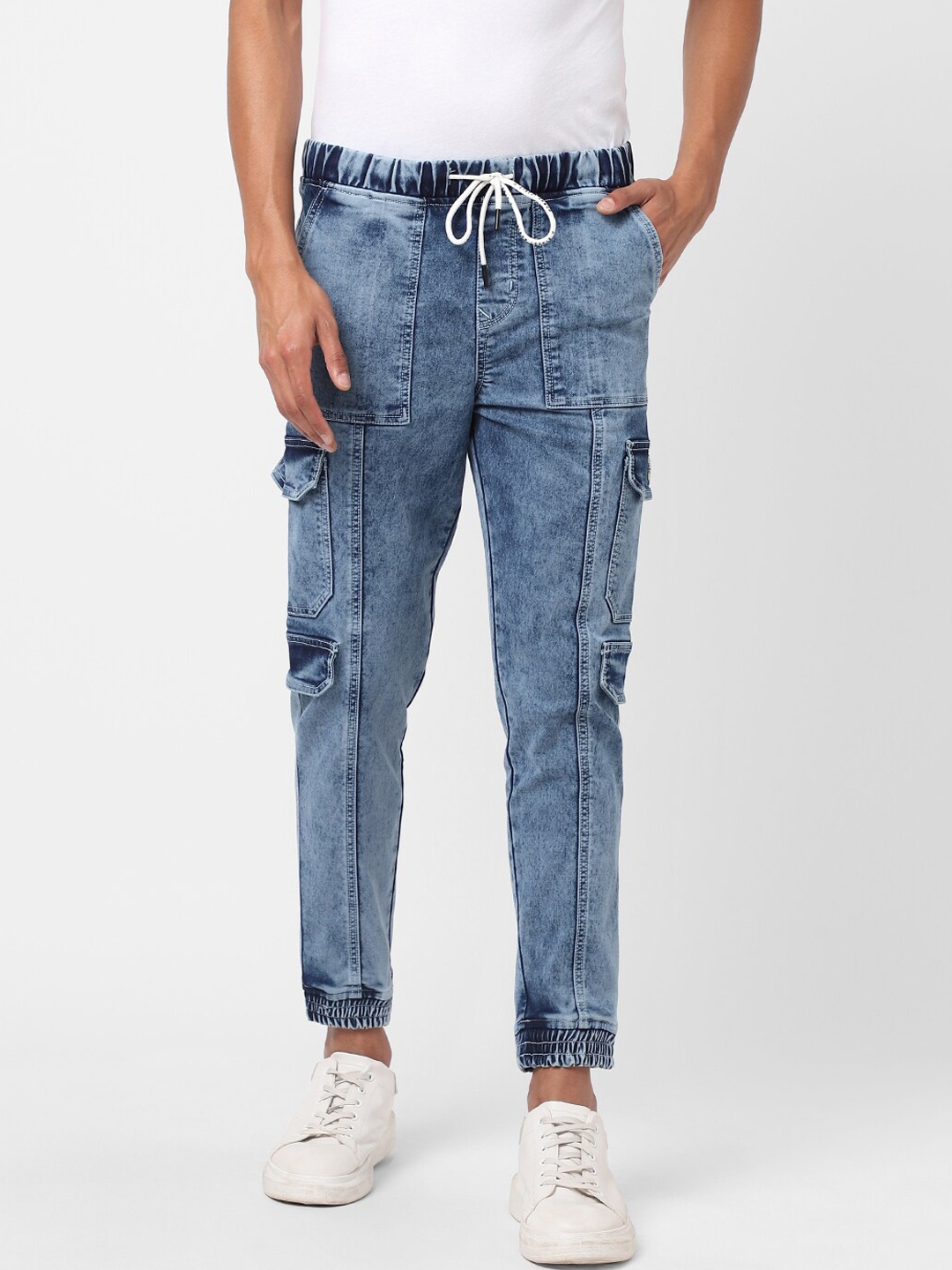 

Street Armor by Pantaloons Men Blue Slim Fit Heavy Fade Jeans