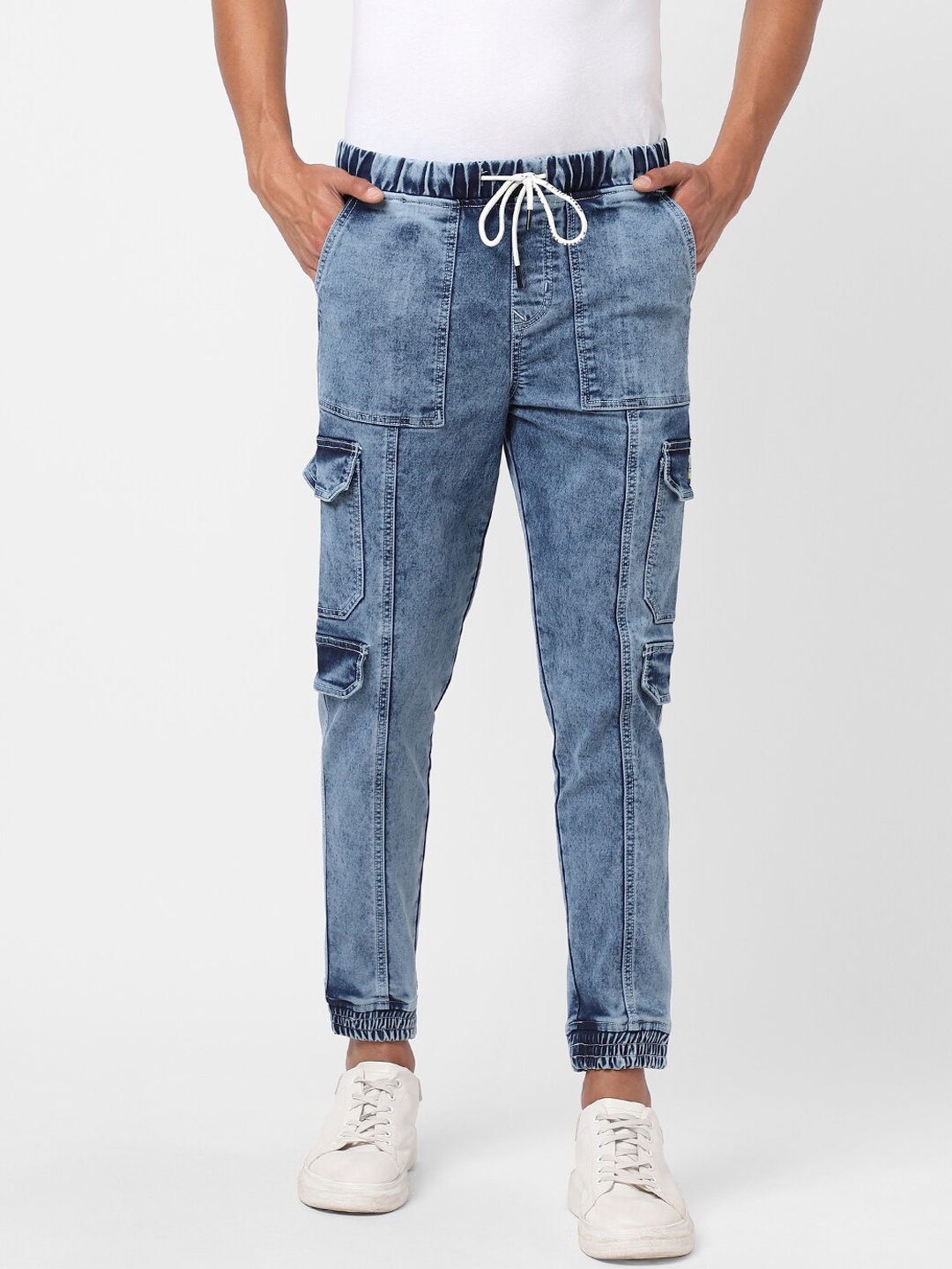 

Street Armor by Pantaloons Men Blue Slim Fit Heavy Fade Jeans