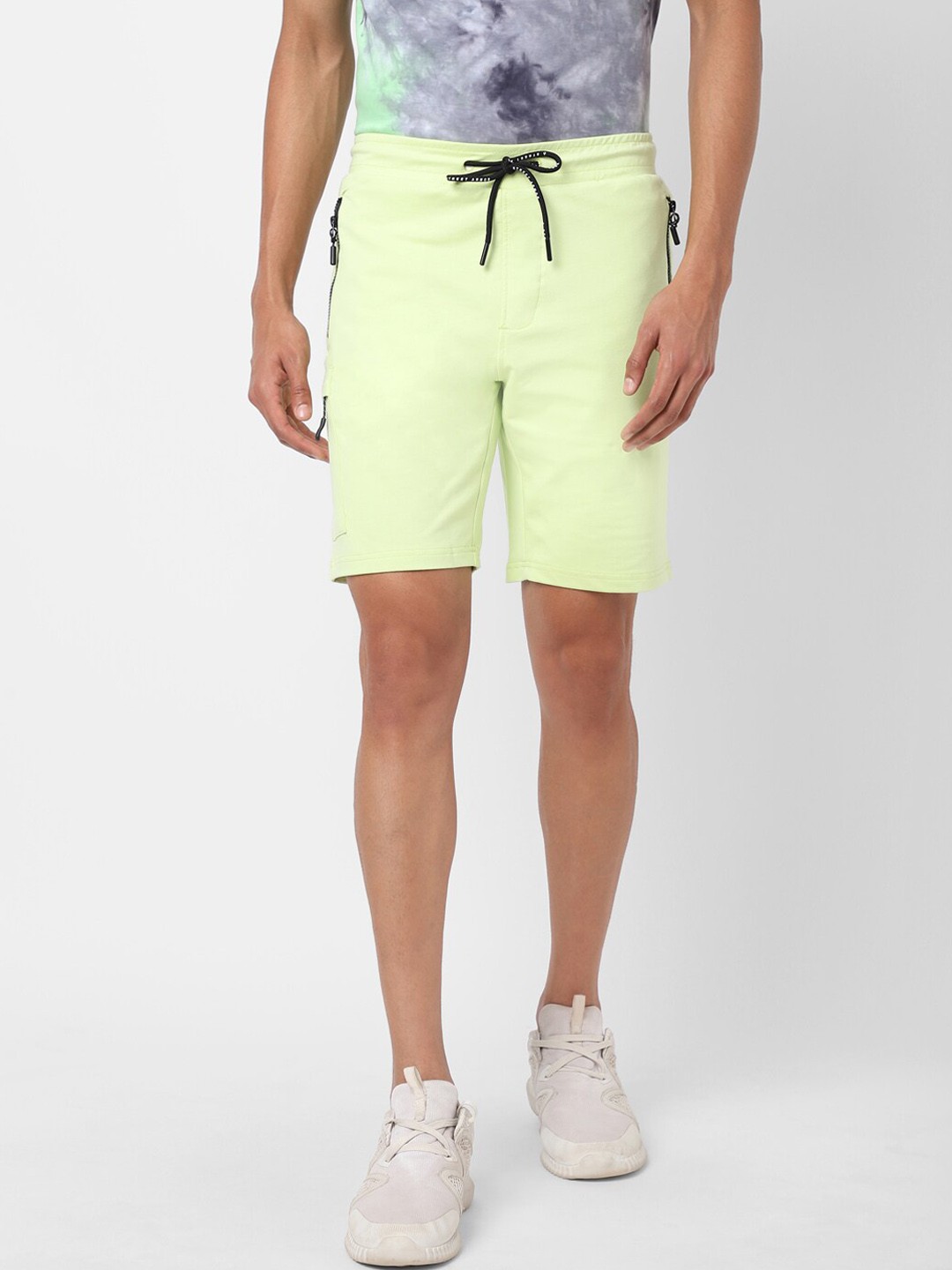 

Street Armor by Pantaloons Men Lime Green Sports Shorts