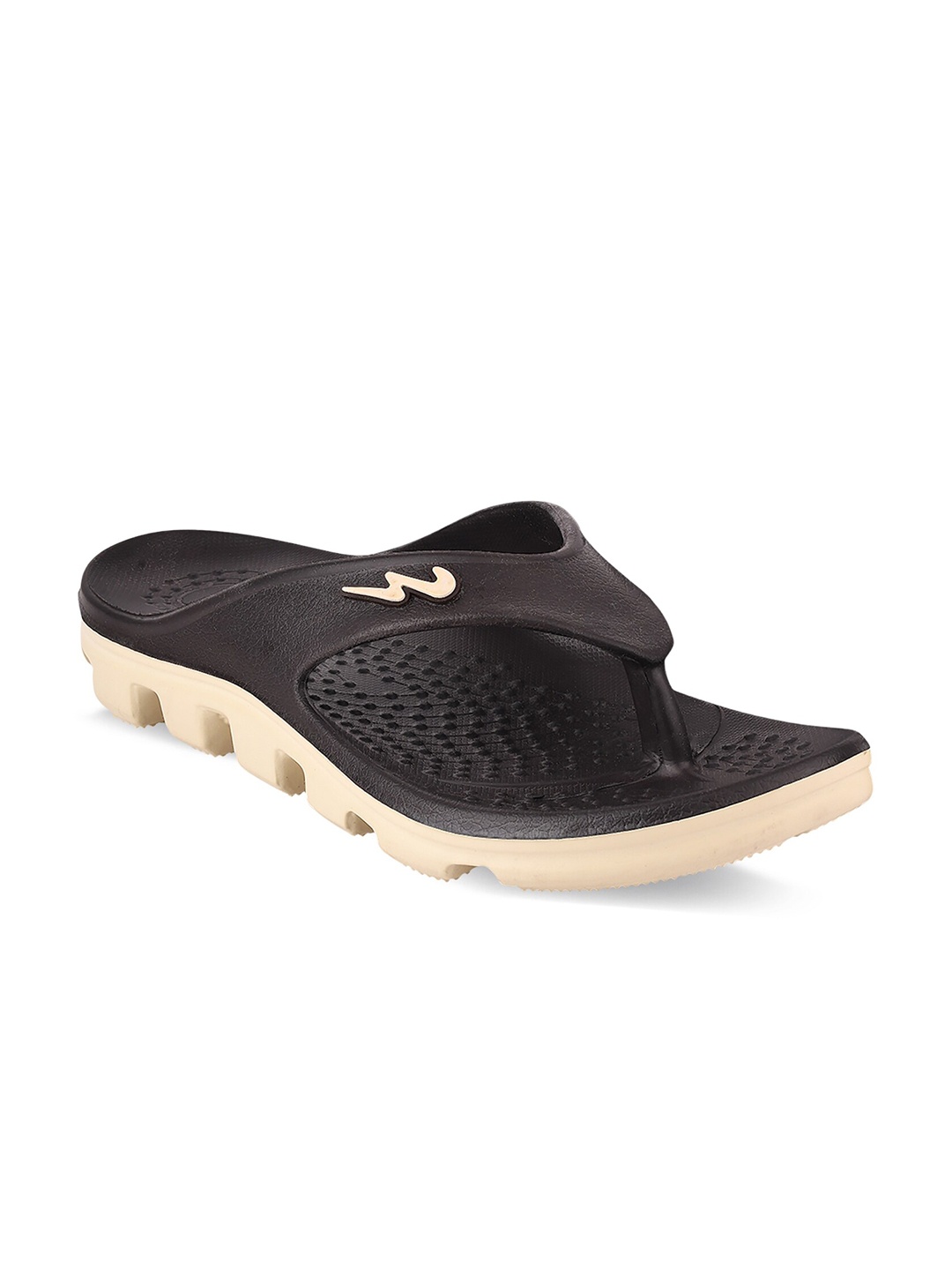 

Campus Men Beige Rubber Thong Flip-Flops