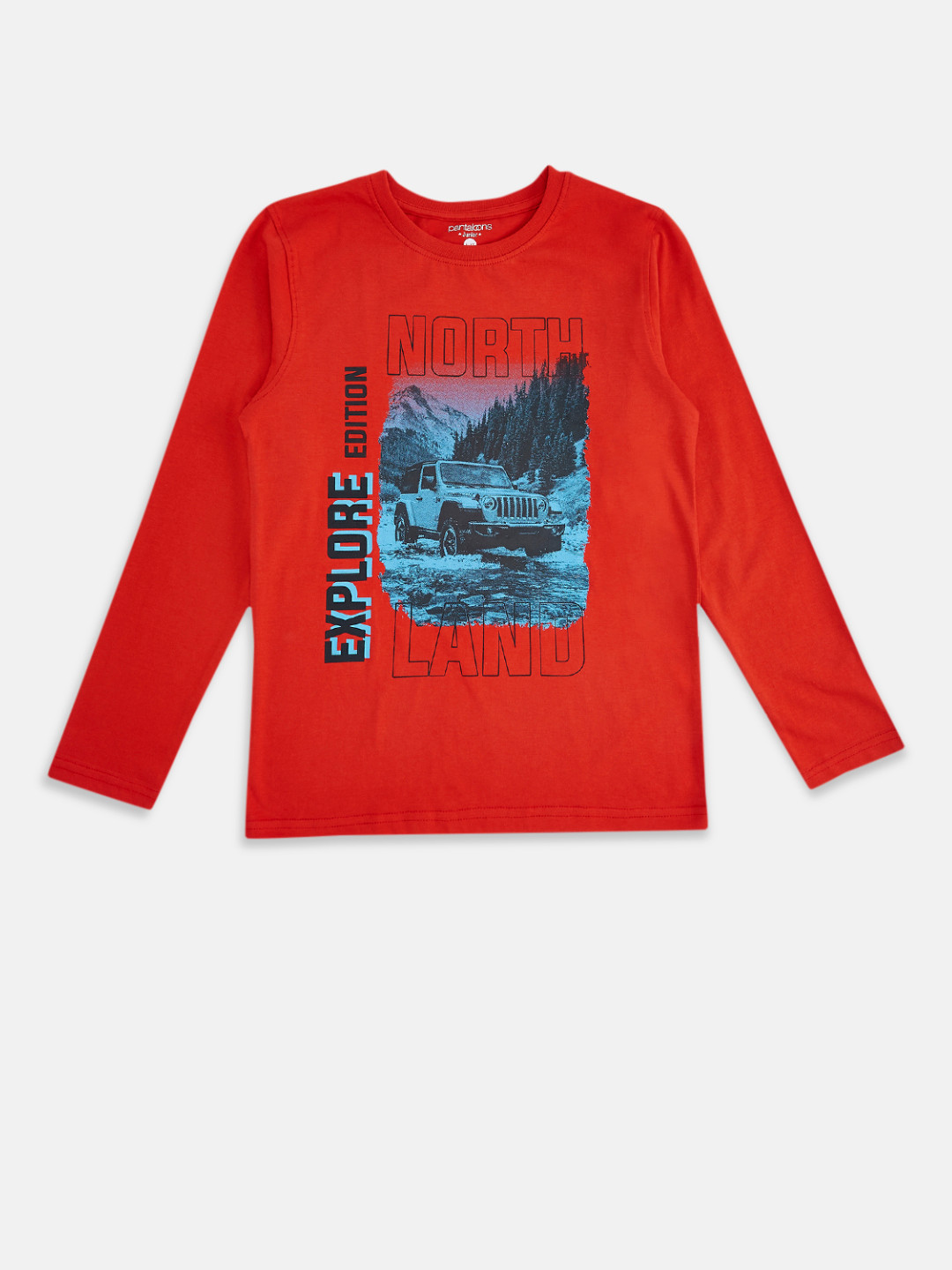 

Pantaloons Junior Boys Coral Printed T-shirt