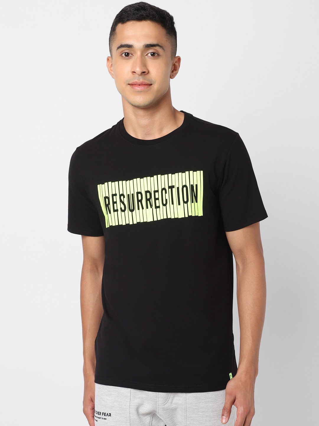 

Street Armor by Pantaloons Men Black Typography Printed T-shirt