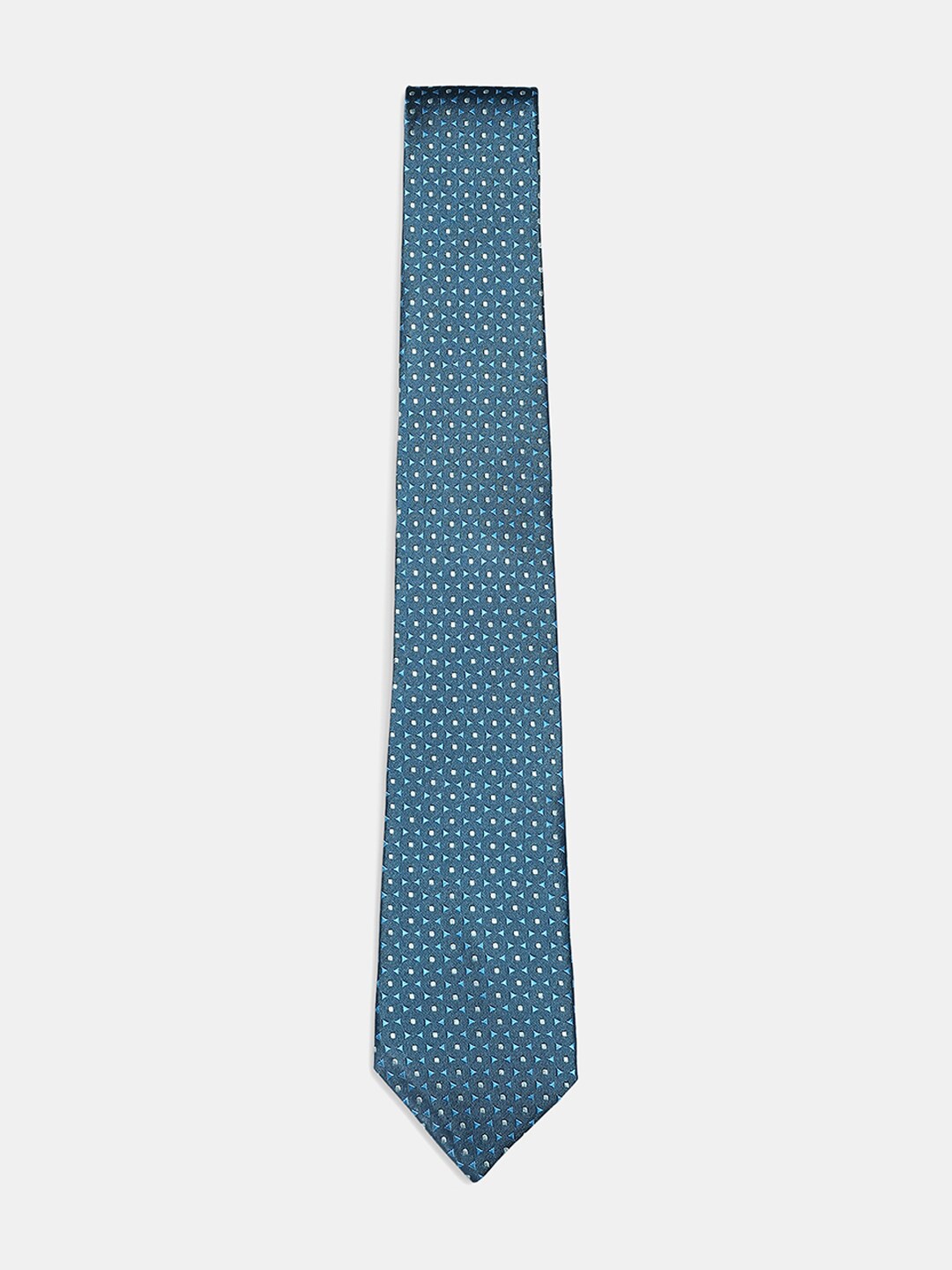 

Blackberrys Men Blue Printed Skinny Tie