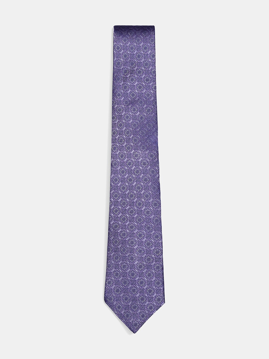 

Blackberrys Men Purple Printed Broad Tie