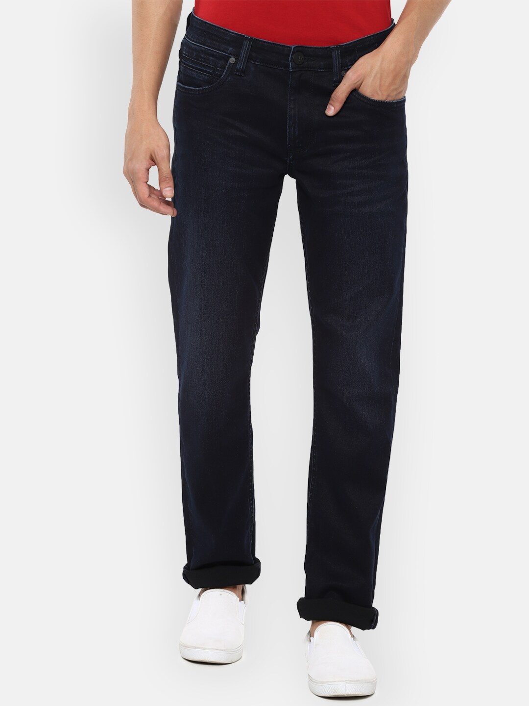 

Louis Philippe Jeans Men Navy Blue Slim Fit Jeans