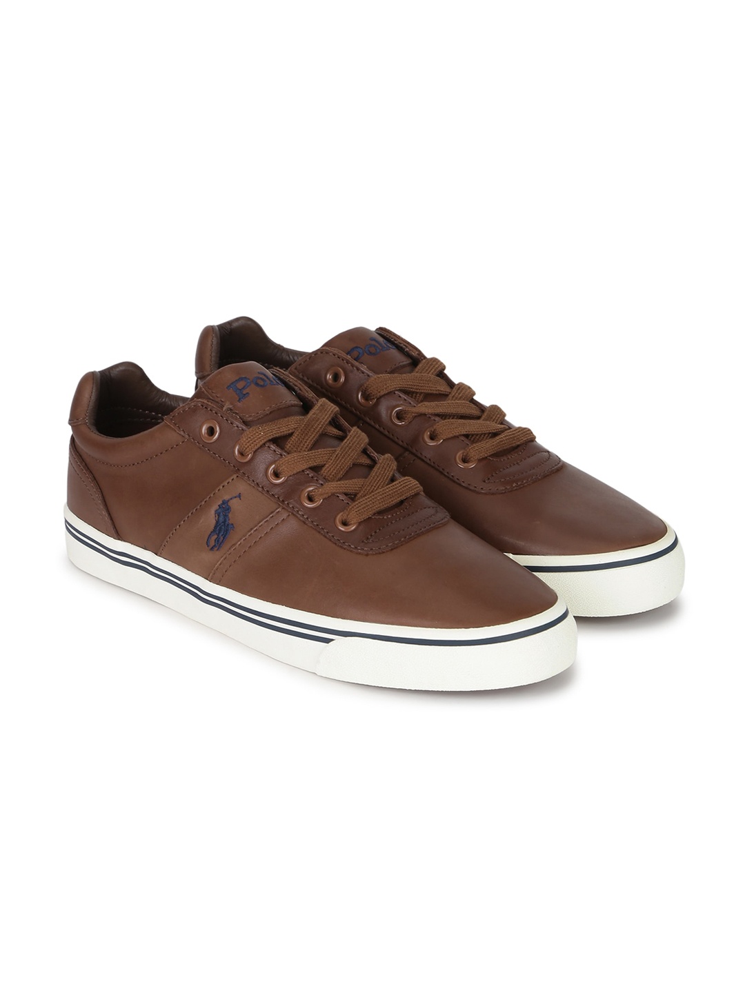 

Polo Ralph Lauren Men Brown Solid Sneakers