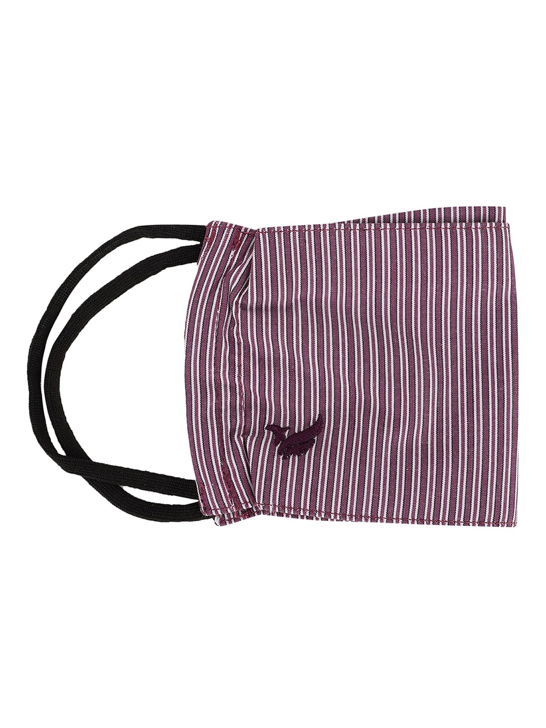 

Blackberrys Men Purple & White Striped Cotton Outdoor Mask