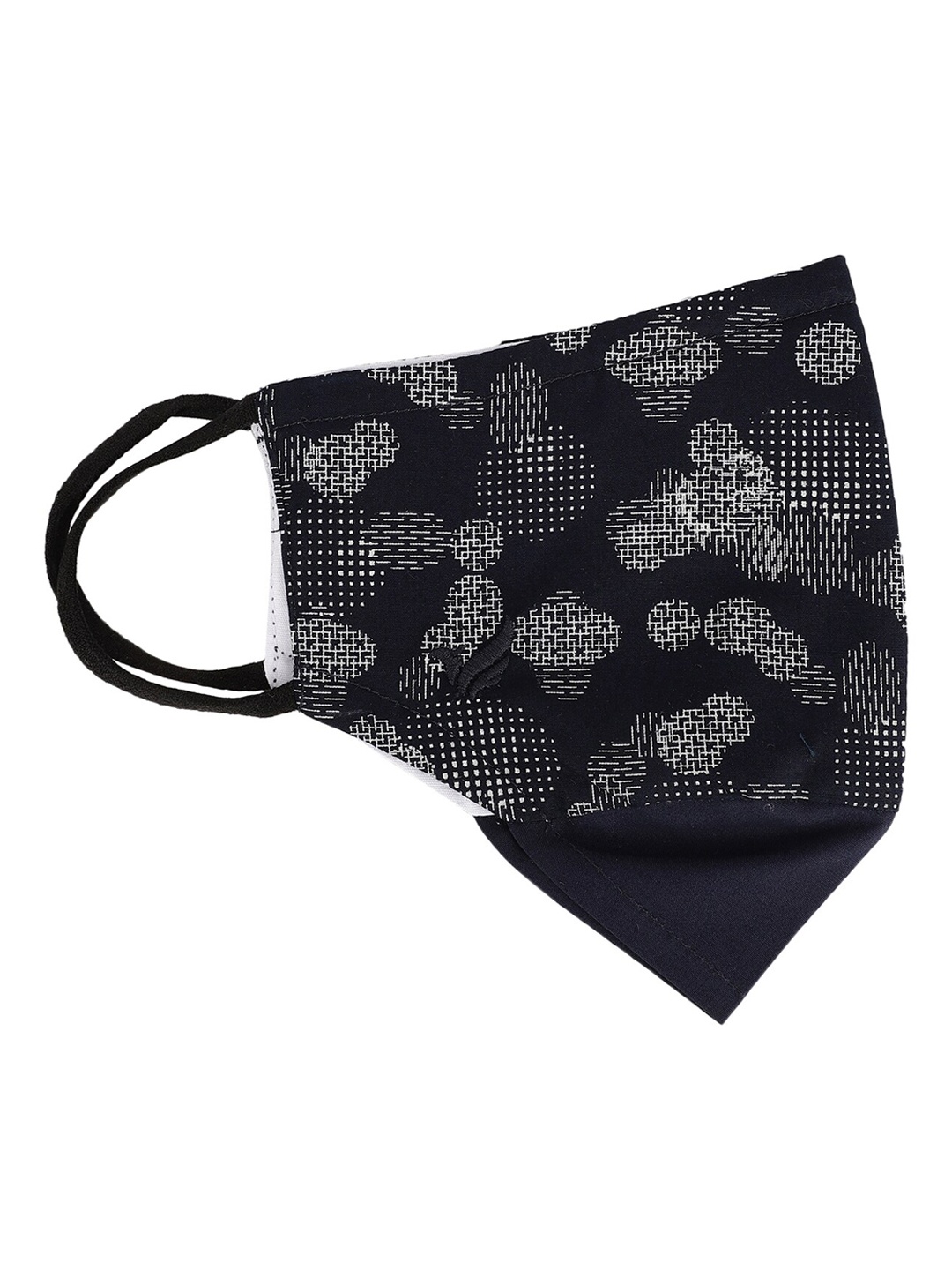 

Blackberrys Men Navy Blue Printed 3-Ply Reusable Cotton Protective Outdoor Masks