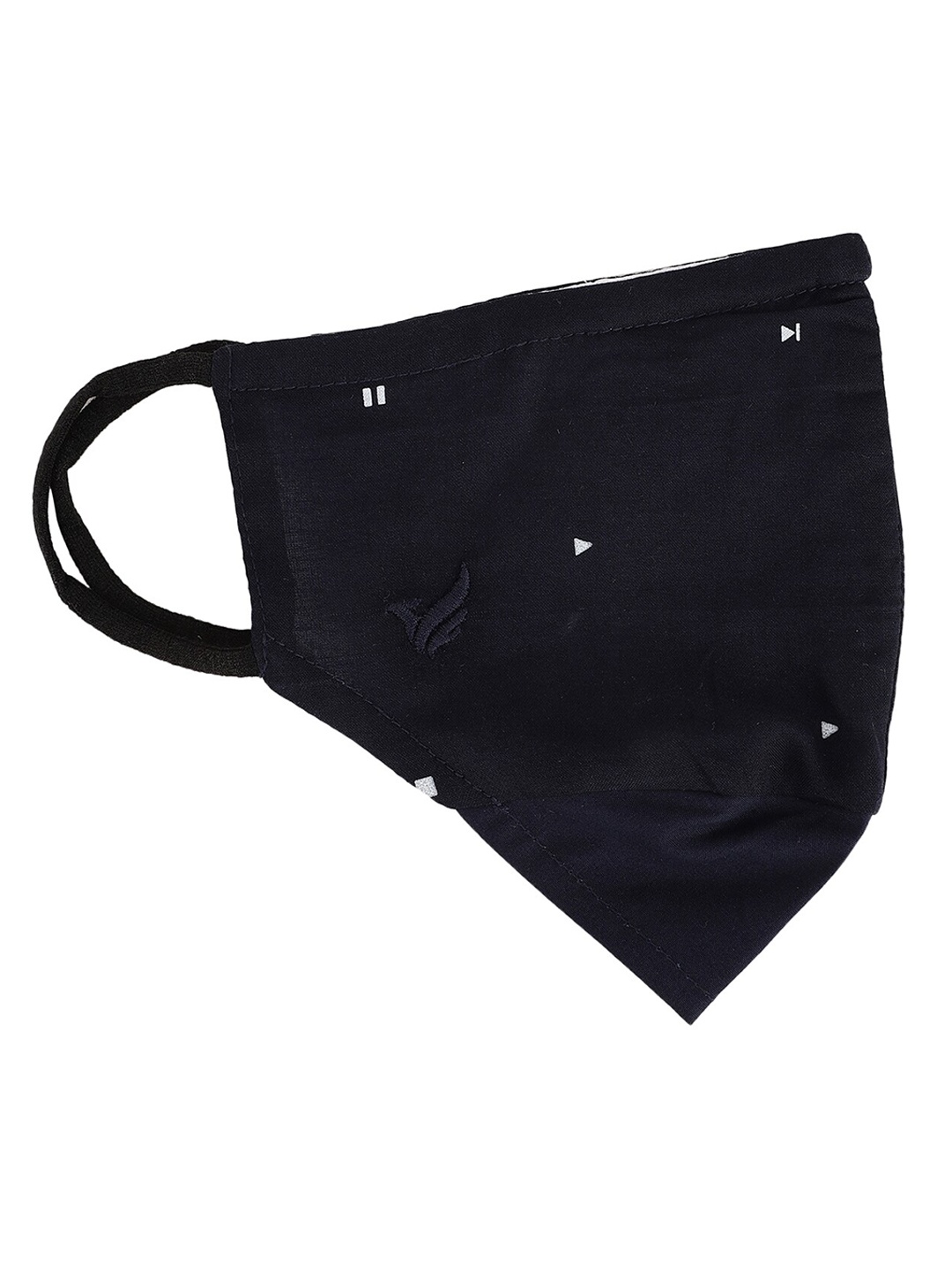 

Blackberrys Men Navy Blue Printed 3-Ply Reusable Cotton Protective Outdoor Masks