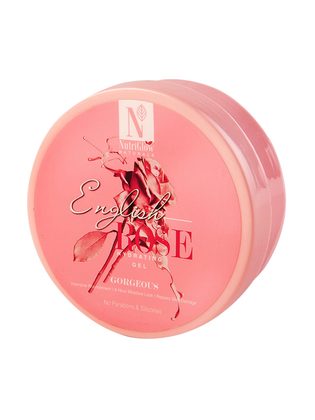 

NutriGlow Naturals English Rose Hydrating Gel for Deep Nourishment - 200g, Pink