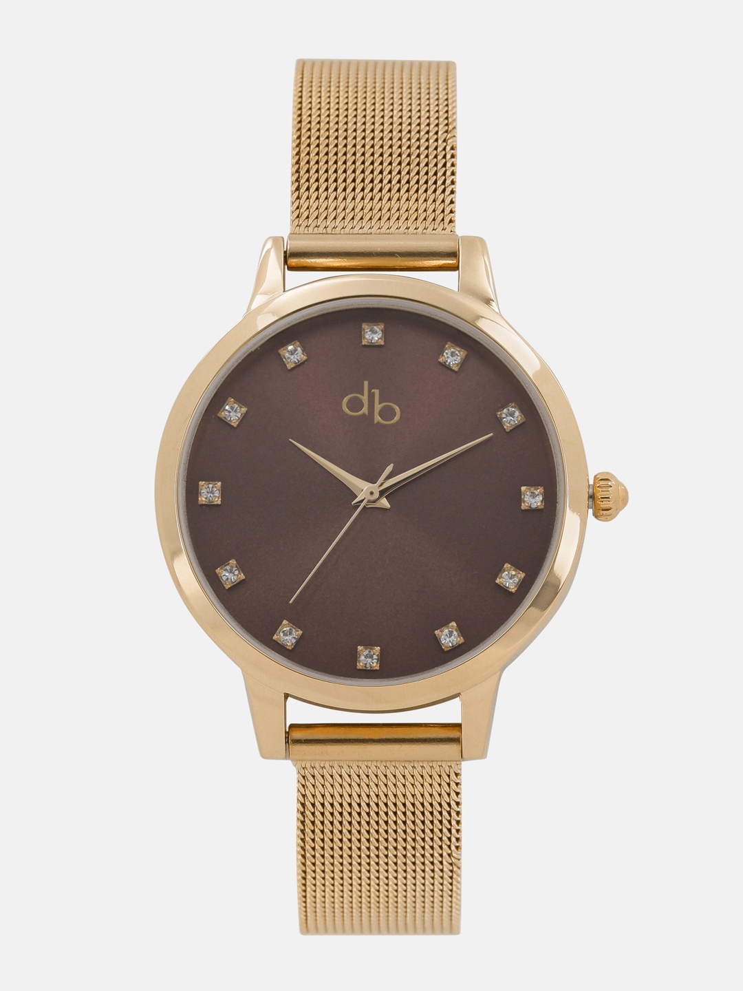 

DressBerry Women Brown Analogue Watch DB17-1B