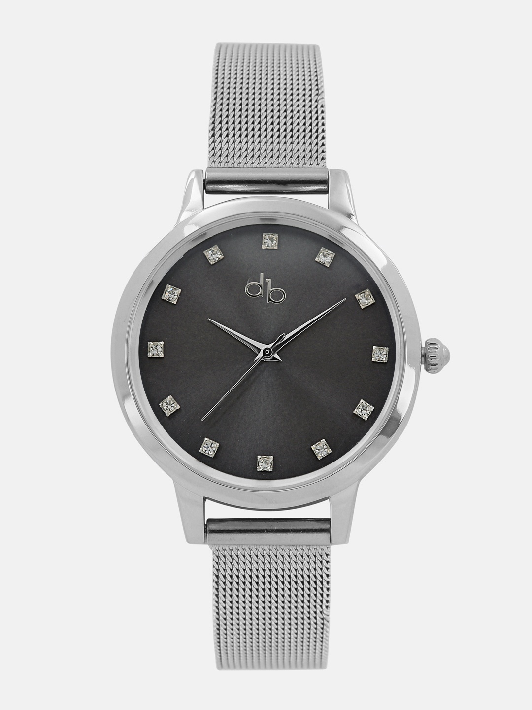 

DressBerry Women Gunmetal-Toned Analogue Watch DB17-1D, Metallic