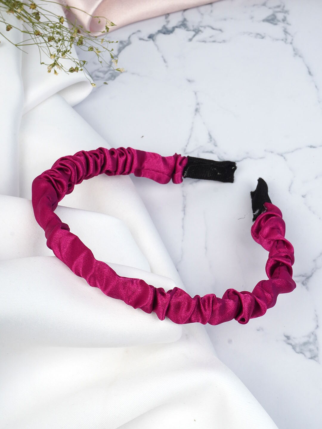 

Emmie Women Purple Ruffled Hairband