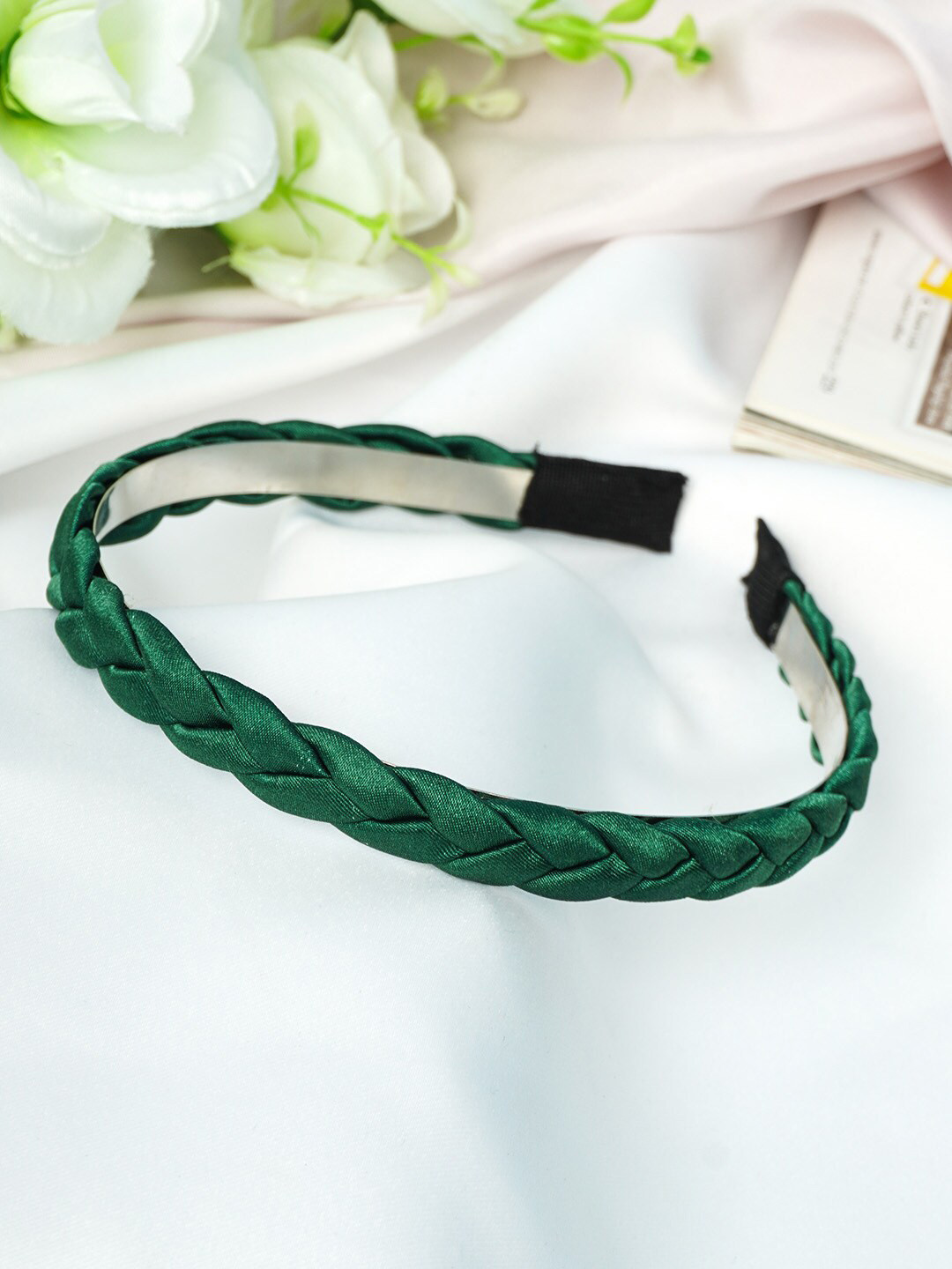 

Emmie Women Green Braided Hairband
