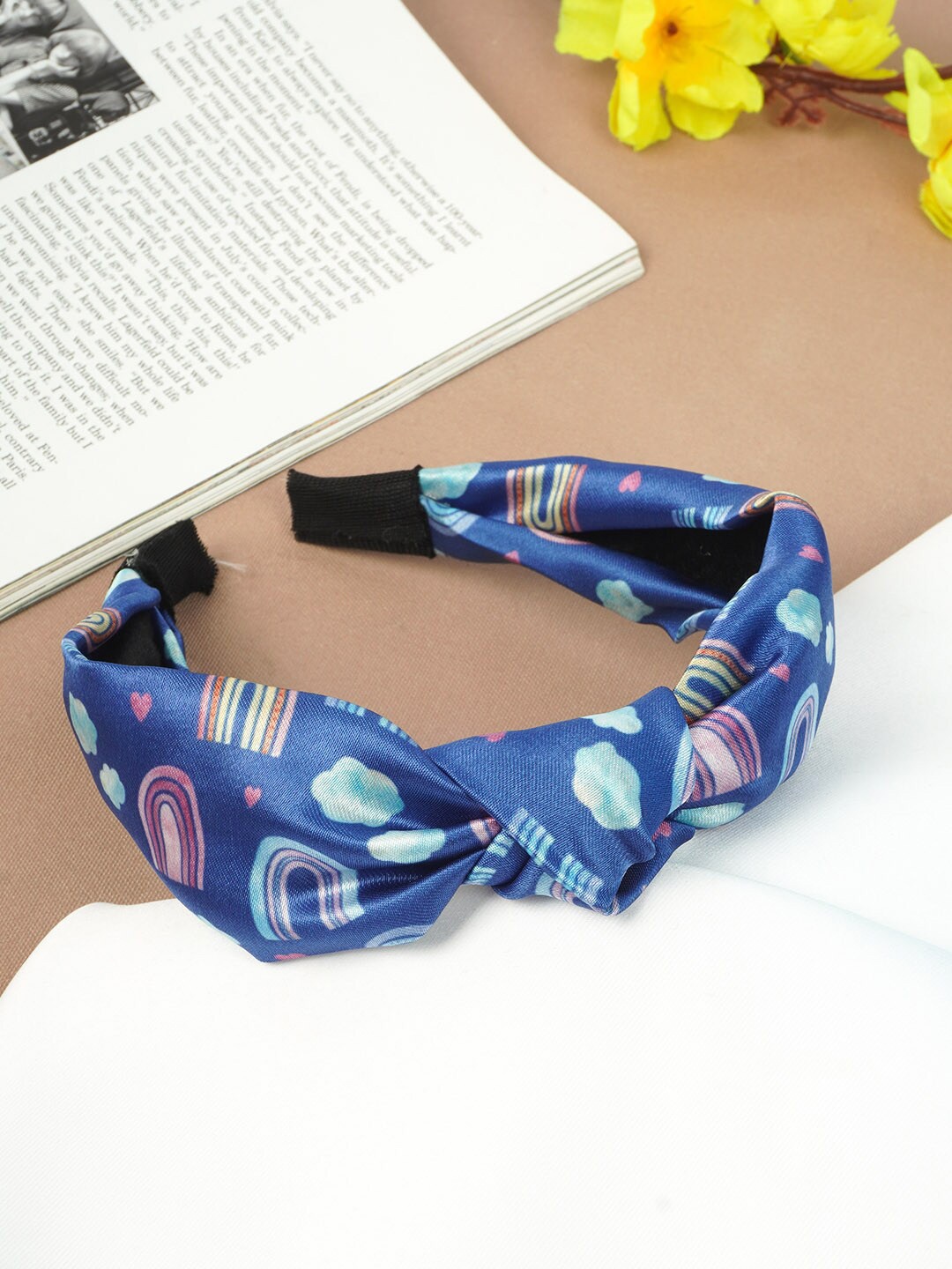 

Emmie Women Blue & Pink Hairband