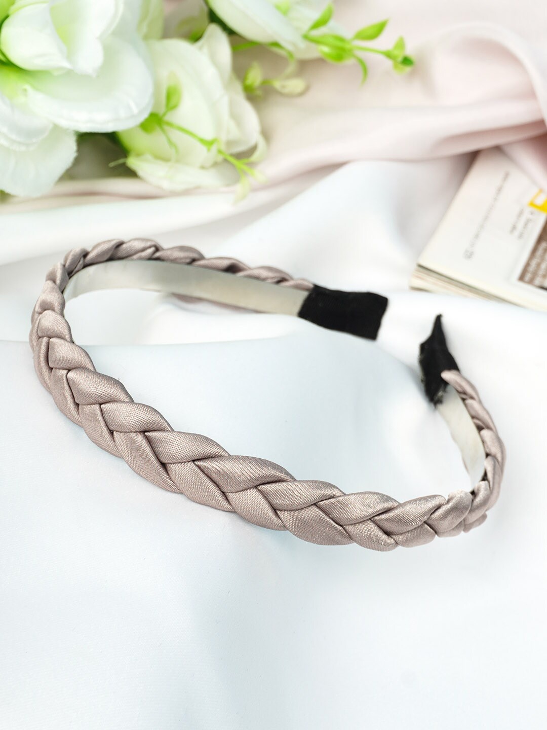 

Emmie Women Brown Braided Hairband