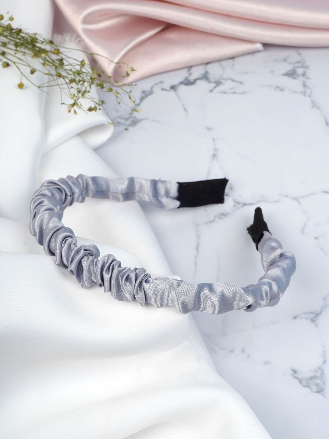 

Emmie Women Grey Ruffled Hairband