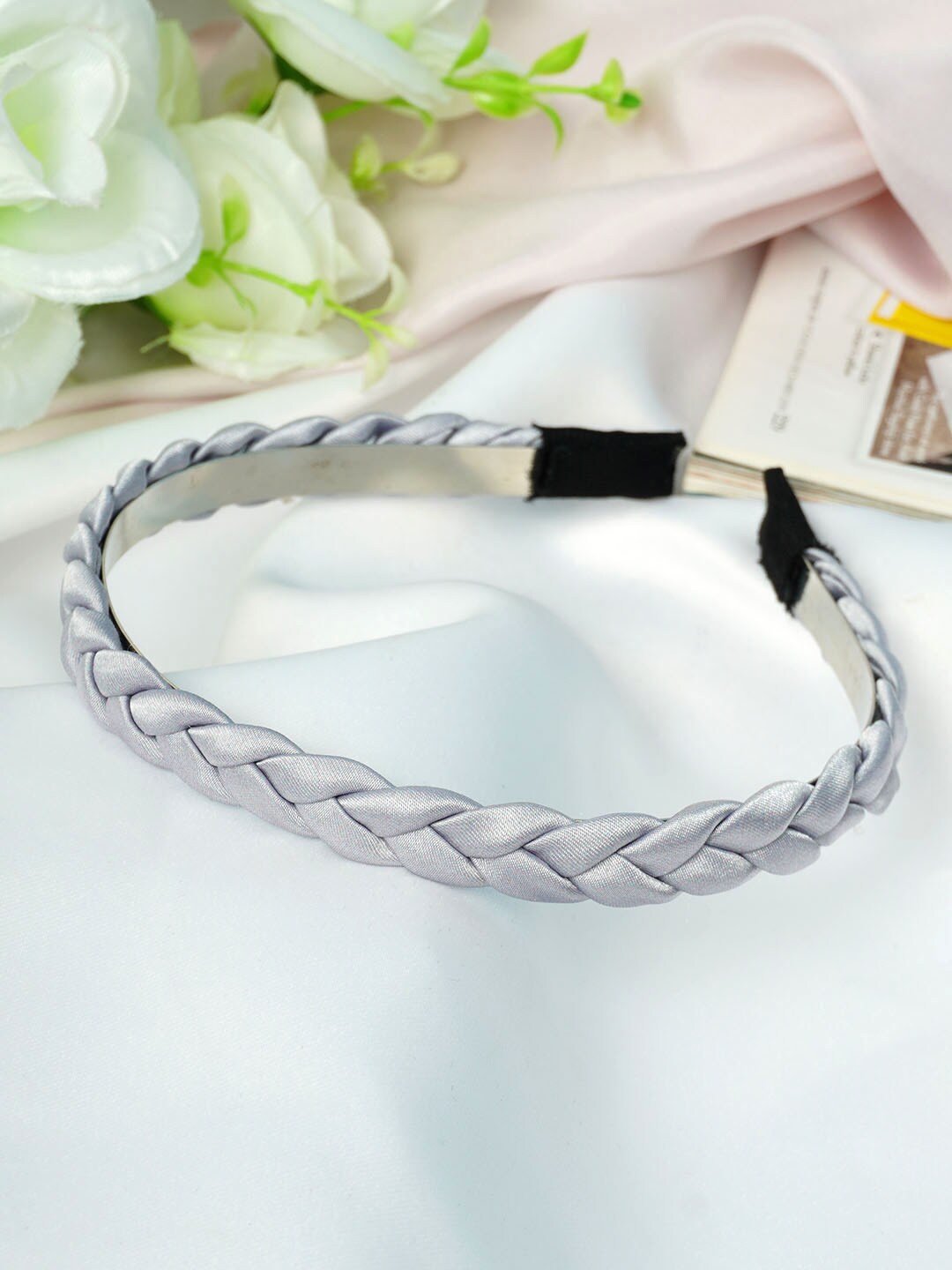 

Emmie Women Grey Braided Hairband