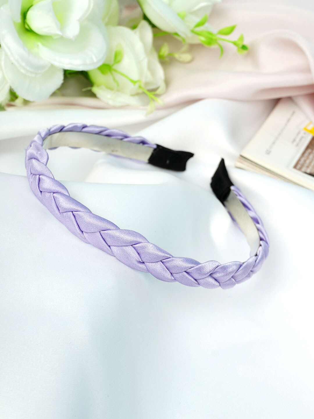 

Emmie Women Purple Braided Hairband