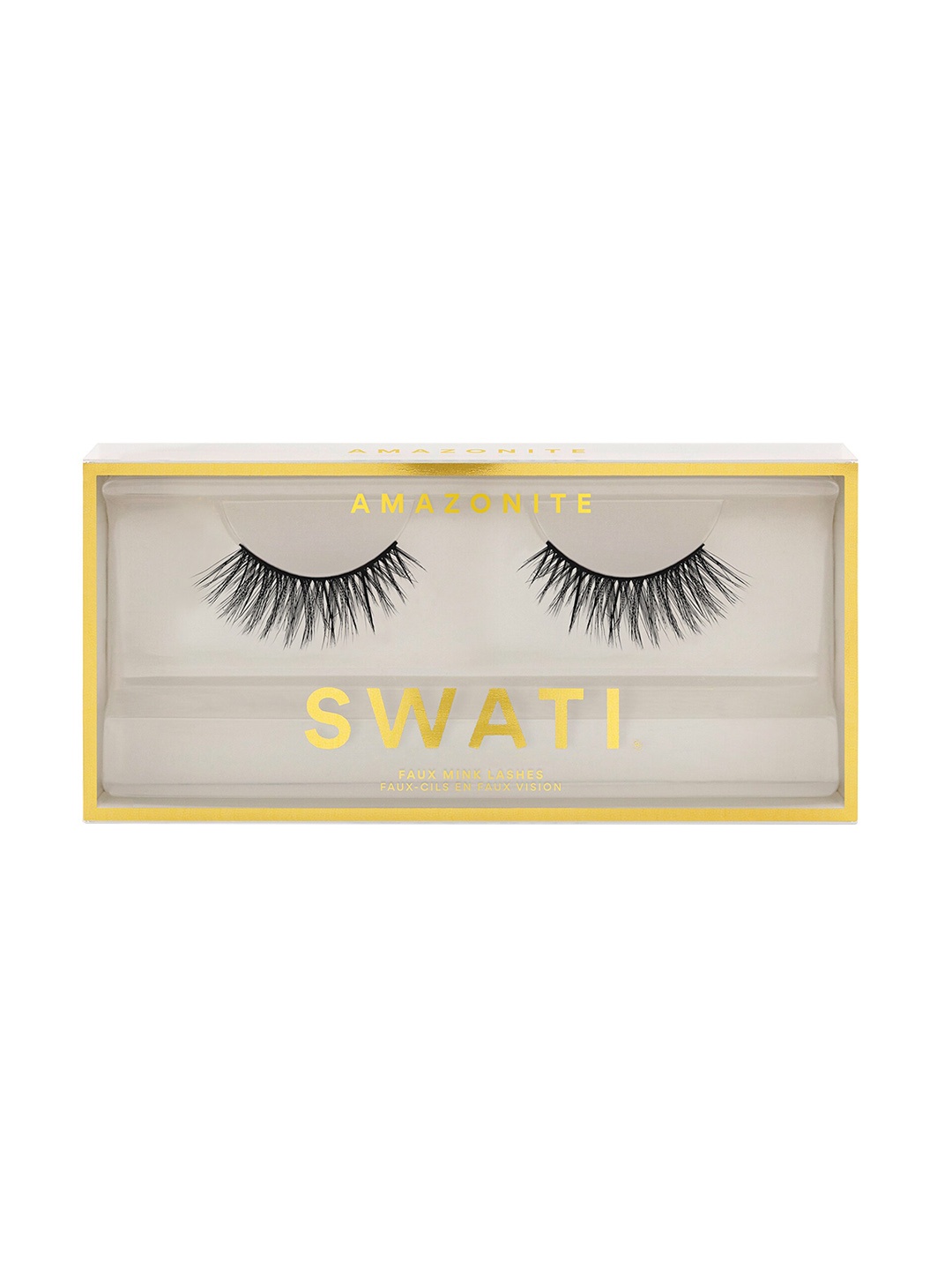 

SWATI COSMETICS Black Faux Mink Eye Lashes - Amazonite