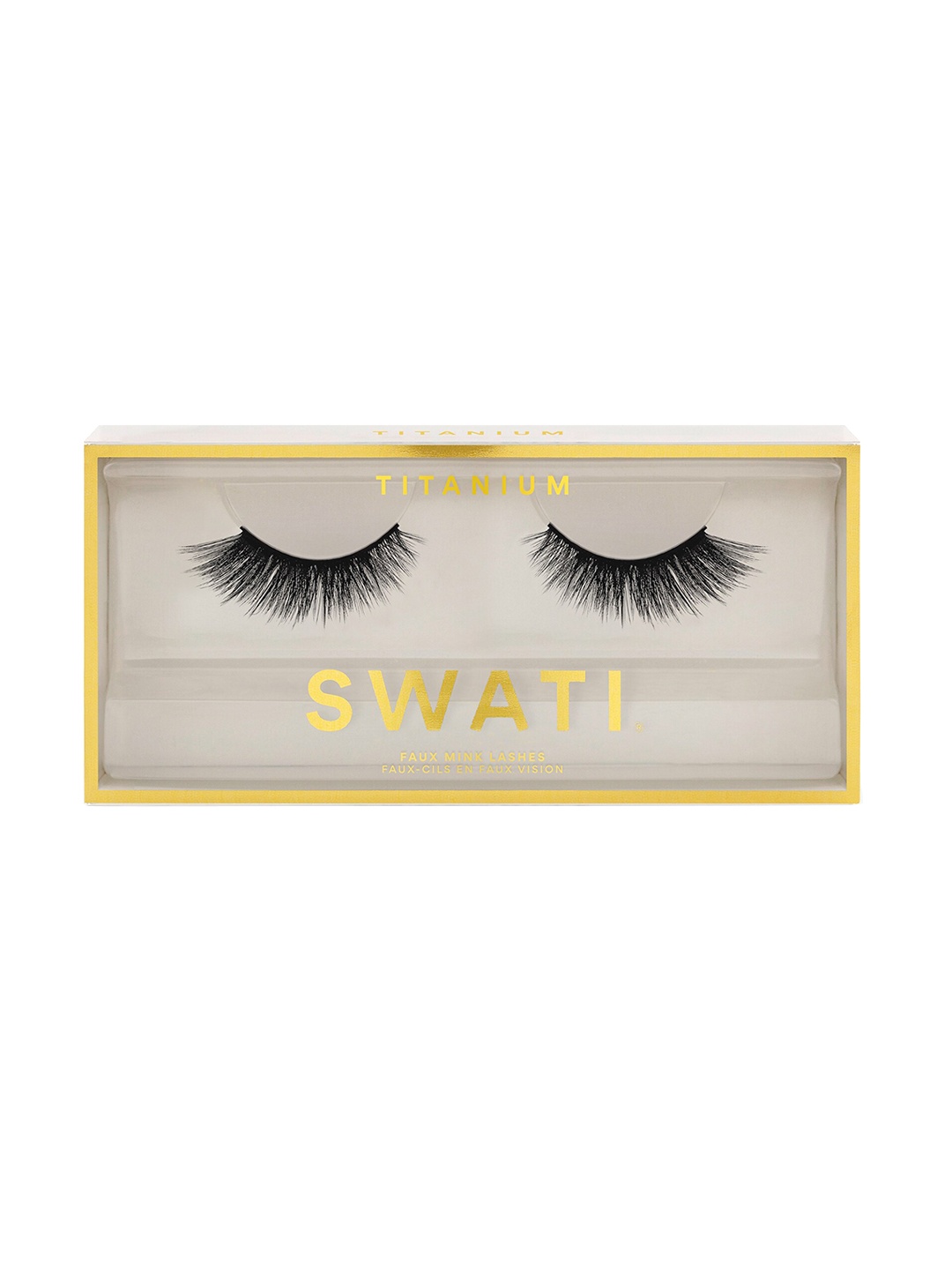 

SWATI COSMETICS Black Faux Mink Eye Lashes - Titanium