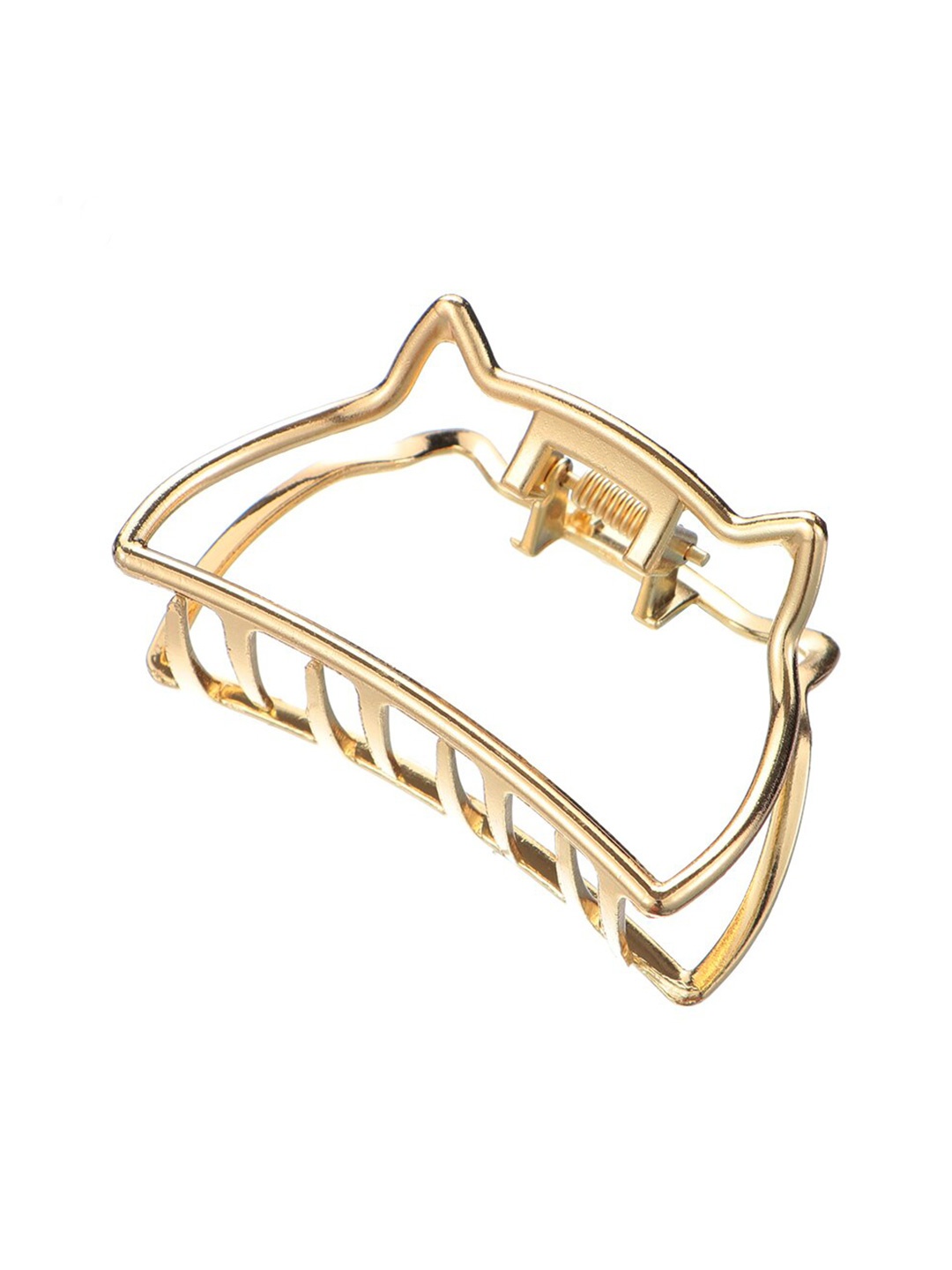 

Krelin Women Gold-Toned Pack of 2 Metal Hair Claw Clips