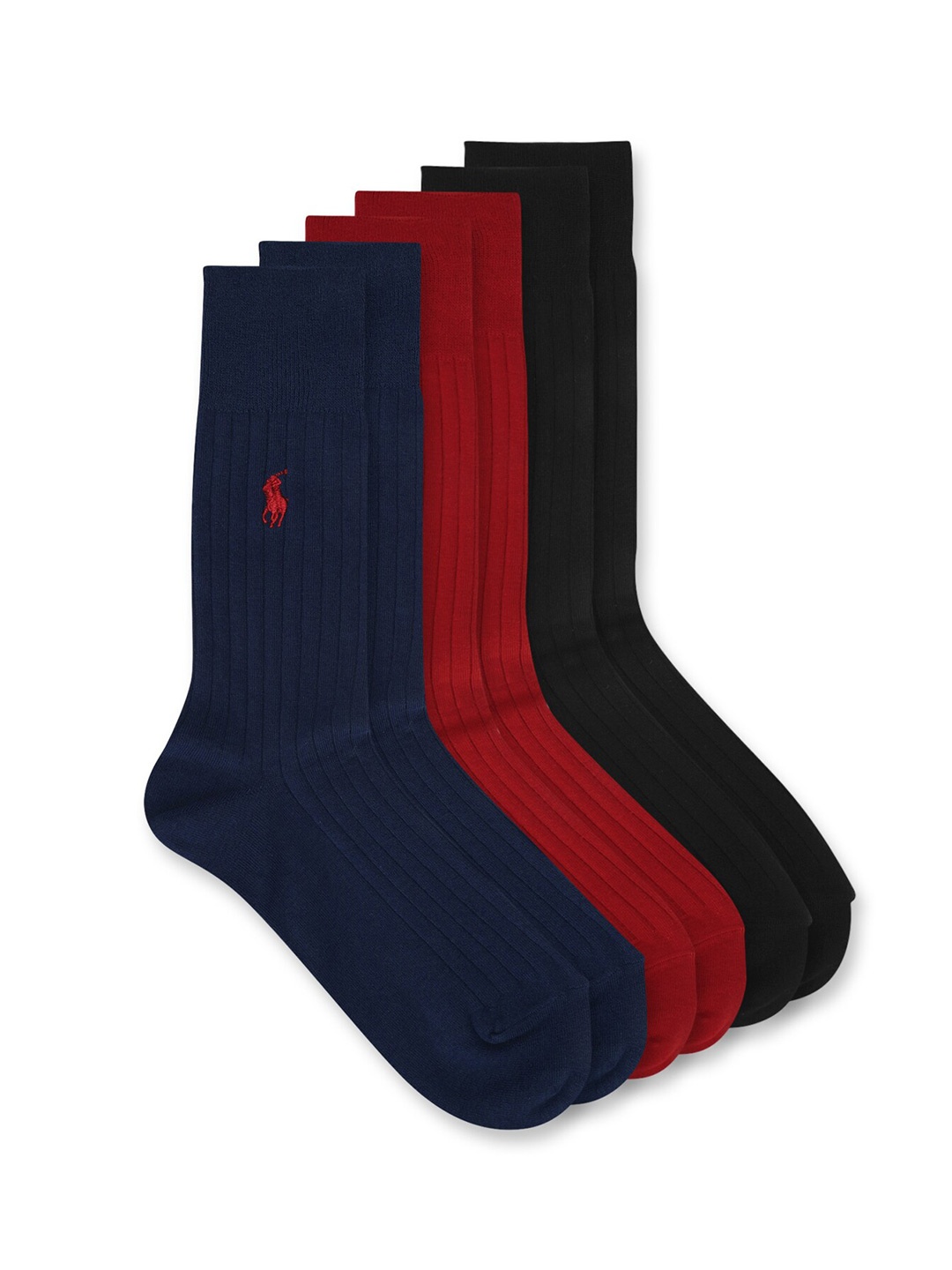 

Polo Ralph Lauren Men Pack of Solid Above Ankle Length Socks, Blue