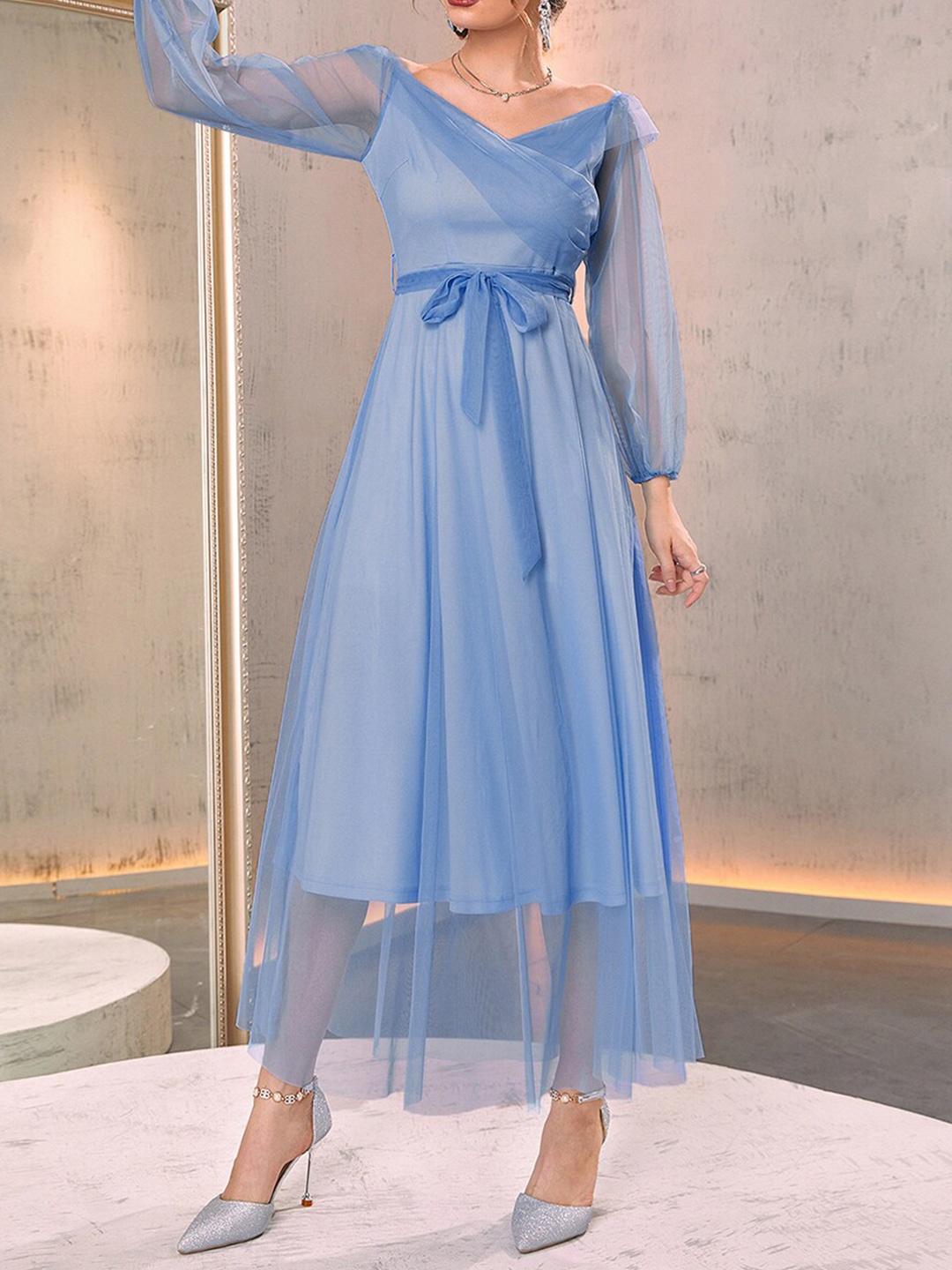 

URBANIC Women Blue Maxi Dress