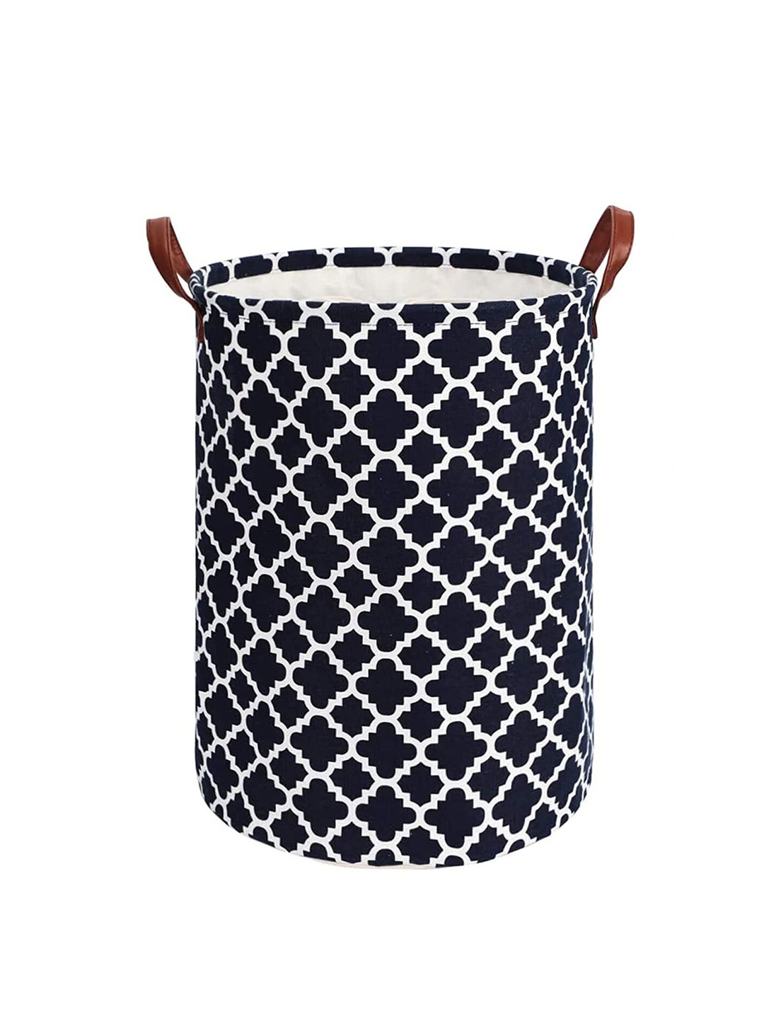

HOUSE OF QUIRK Black Printed Drawstring Laundry Bag