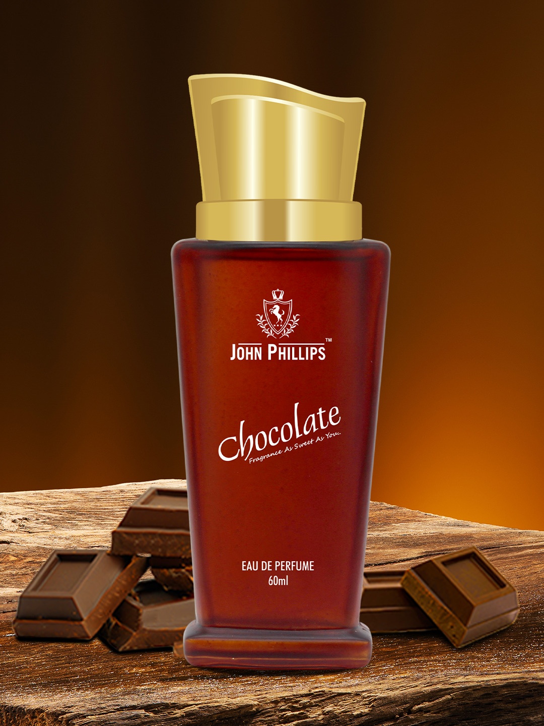 

JOHN PHILLIPS Chocolate Eau De Perfume - 60ml, Coffee brown