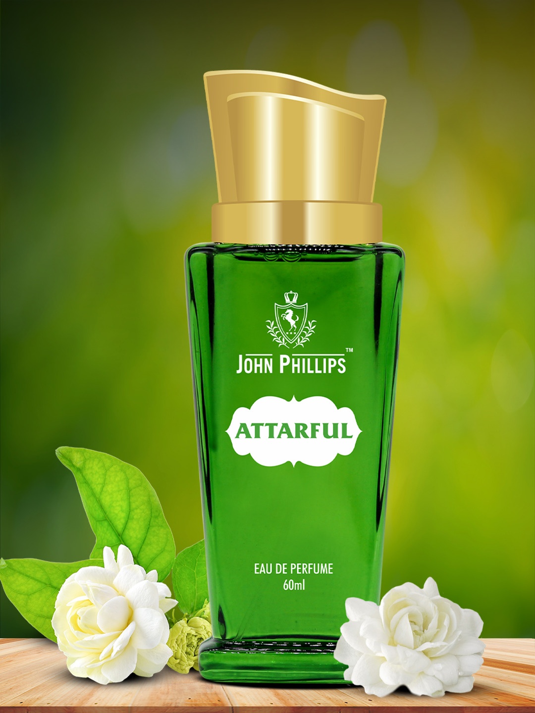 

JOHN PHILLIPS Attarful Long Lasting Eau De Parfum - 60 ml, Green