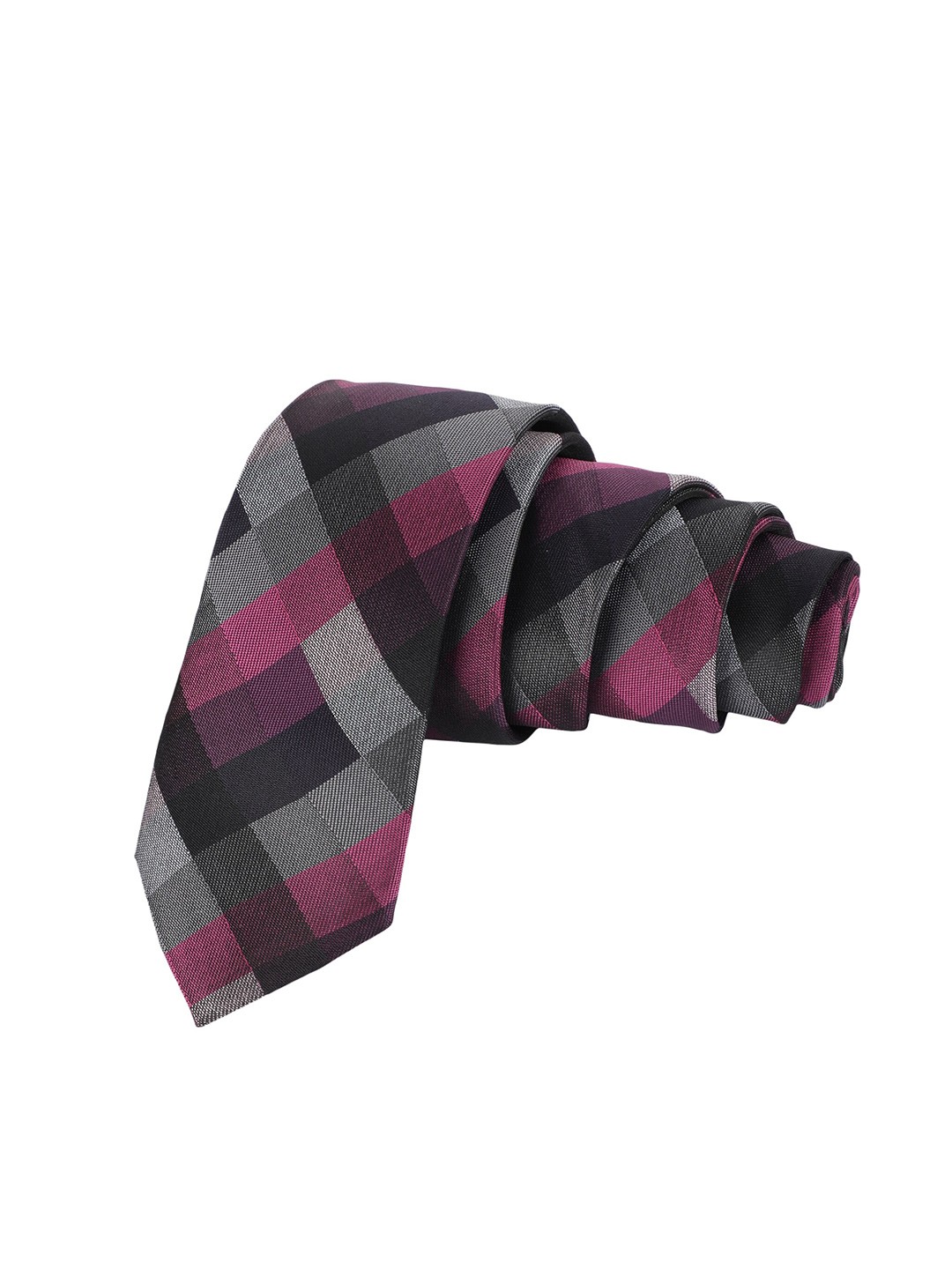 

Alvaro Castagnino Men Multicolor Checked Skinny Tie, Multi