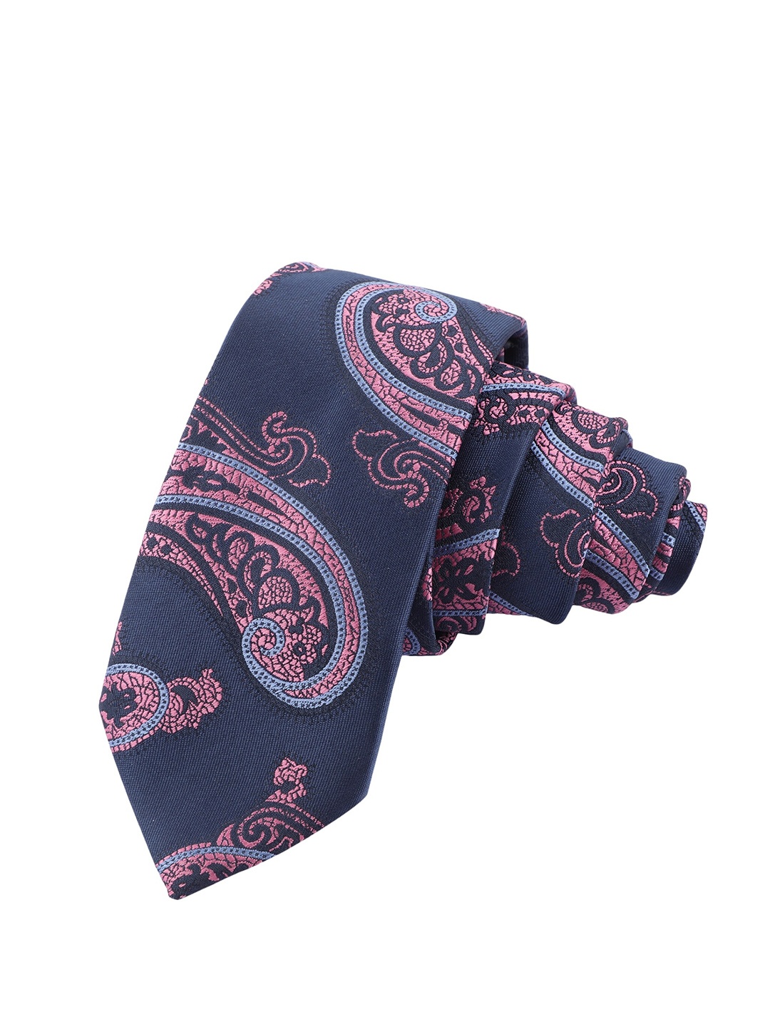 

Alvaro Castagnino Men Blue & Pink Printed Skinny Tie